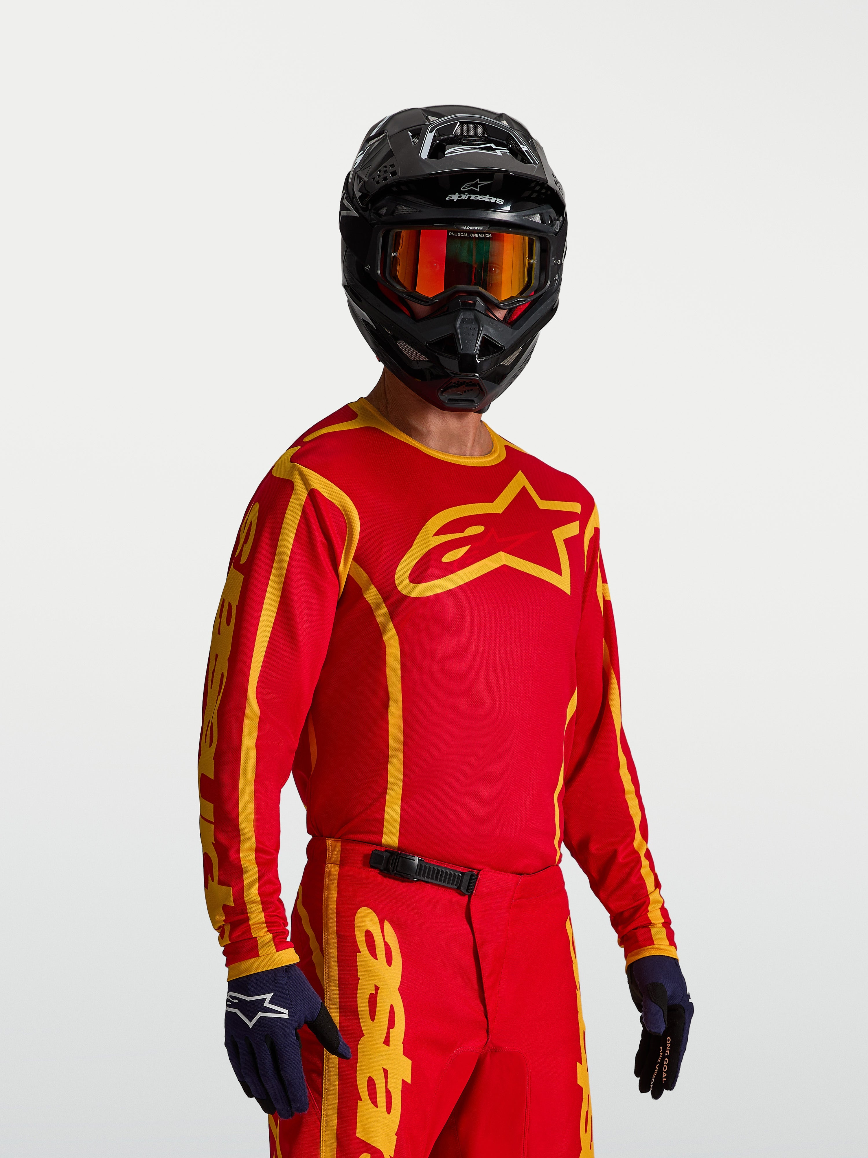 Fluid Apex V2 - Red MX Jersey | Alpinestars®