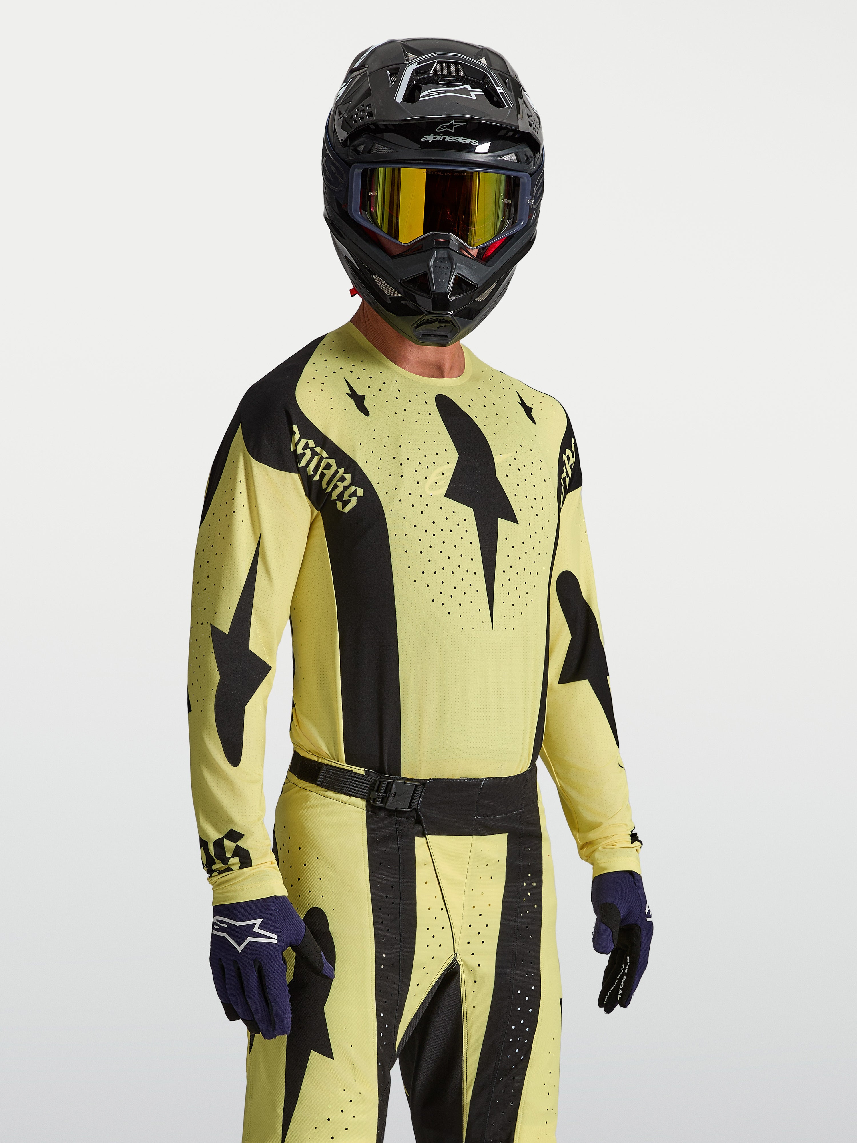 Techstar Atrox - Yellow MX Jersey | Alpinestars®