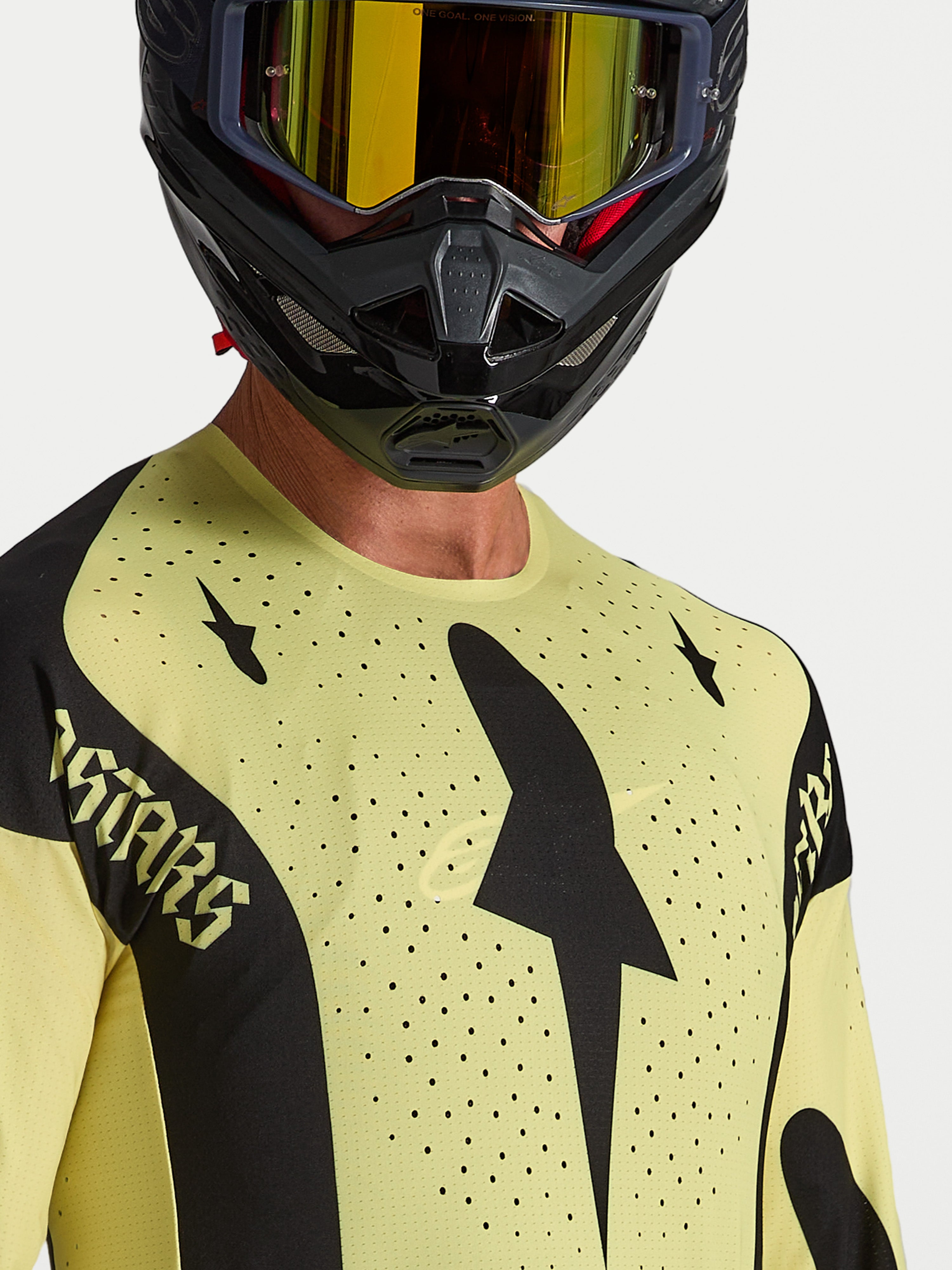 Techstar Atrox - Yellow MX Jersey | Alpinestars®