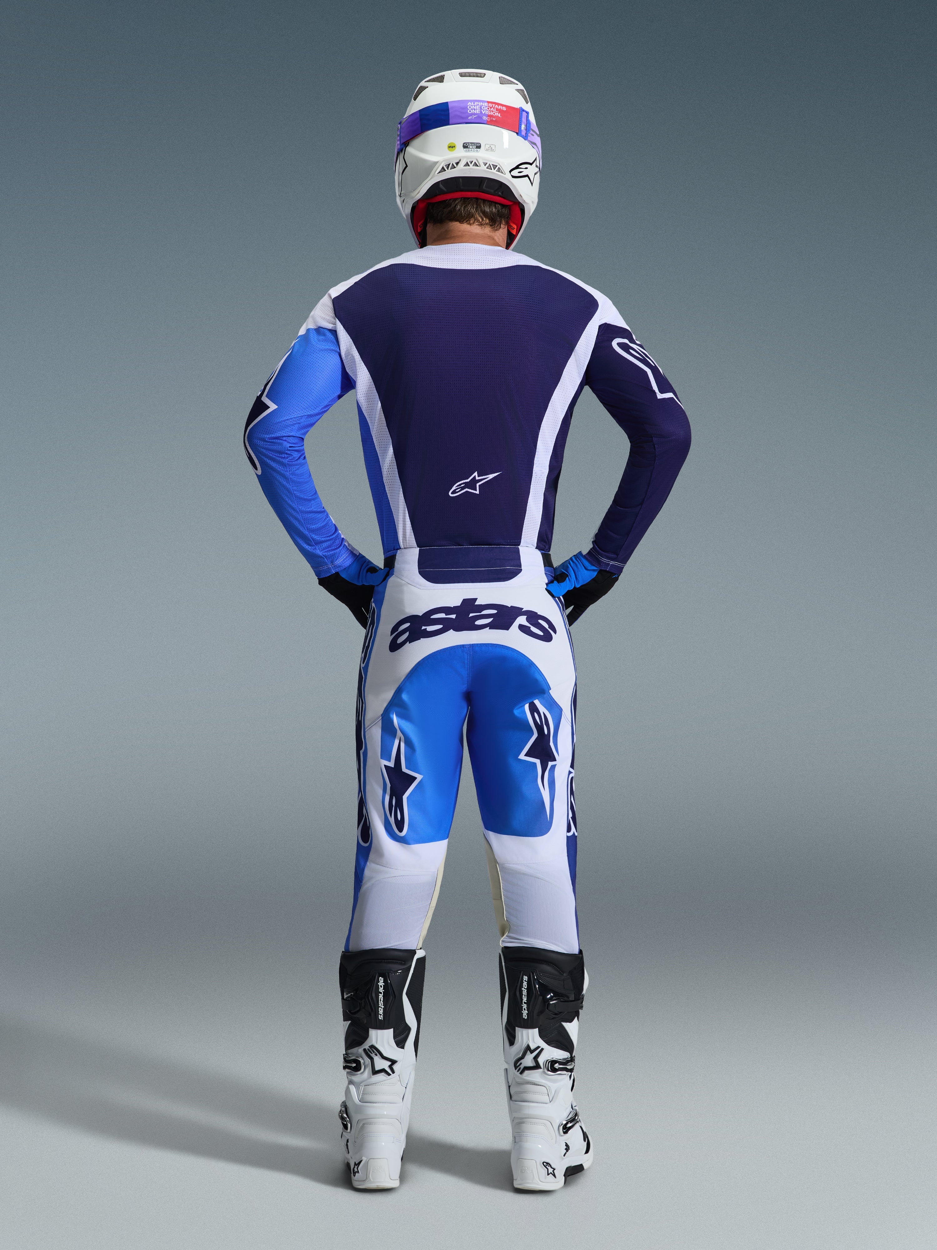 2026 Racer Air Portl - Blue MX Jersey | Alpinestars®