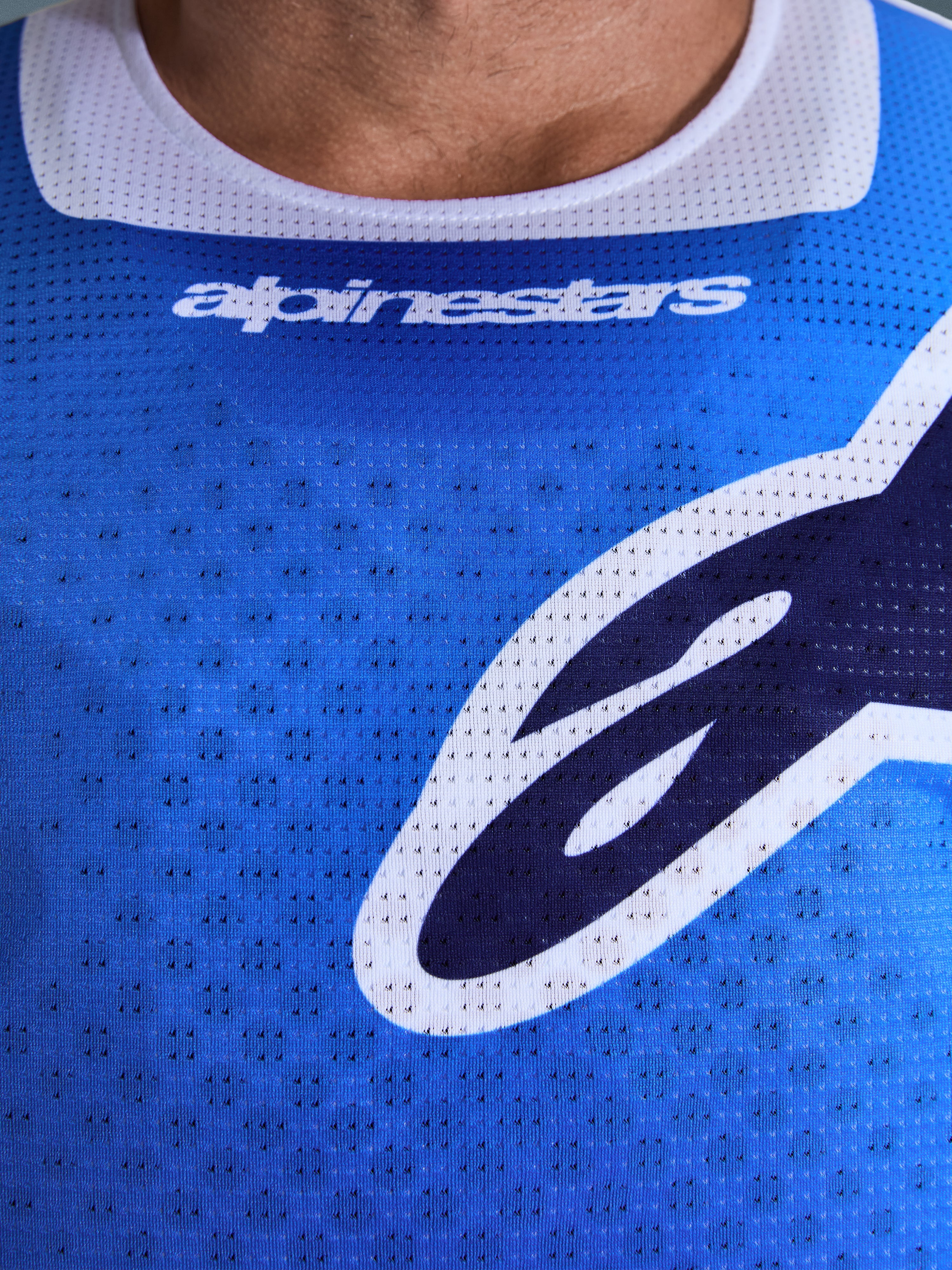 2026 Racer Air Portl - Blue MX Jersey | Alpinestars®