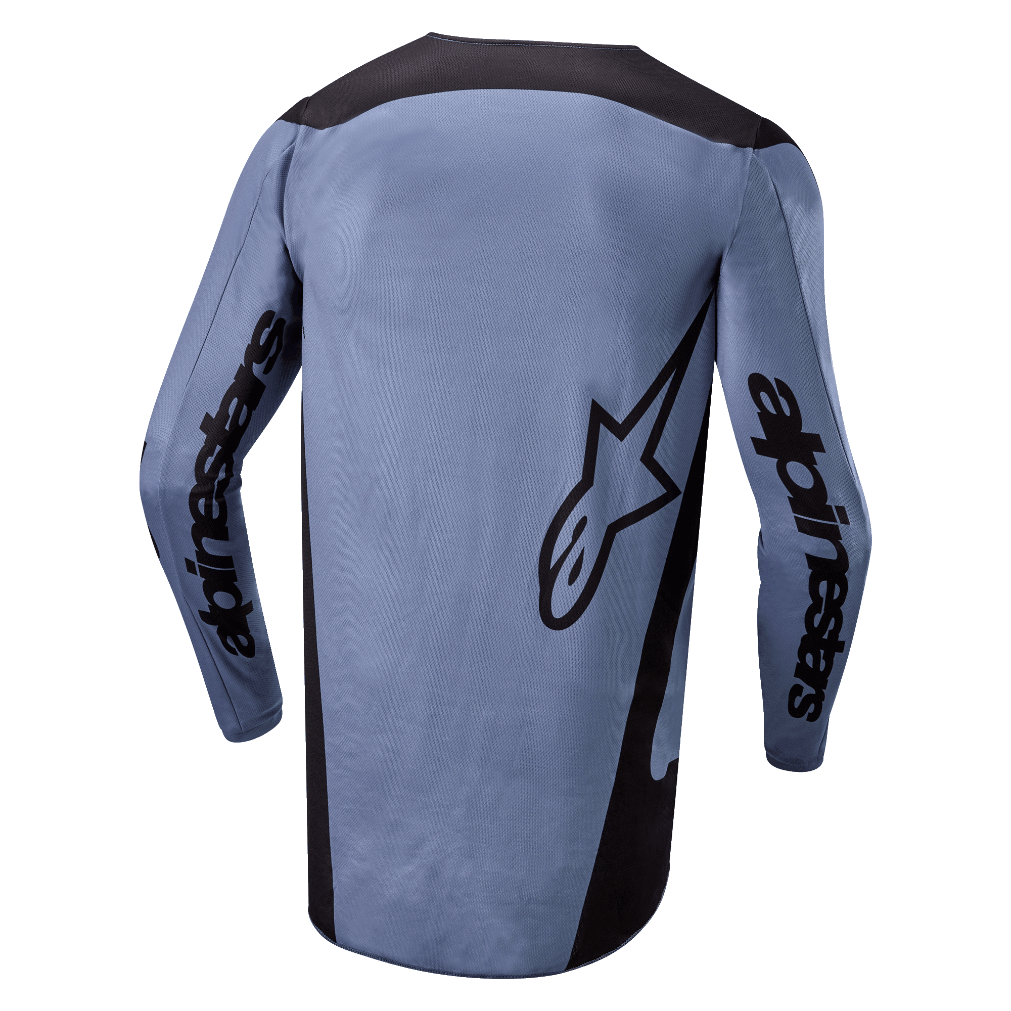 Alpinestars Fluid Lurv Jersey - MX Motorcycle Jersey In Hot Orange/Black, Moisture-Wicking Performance Fabric