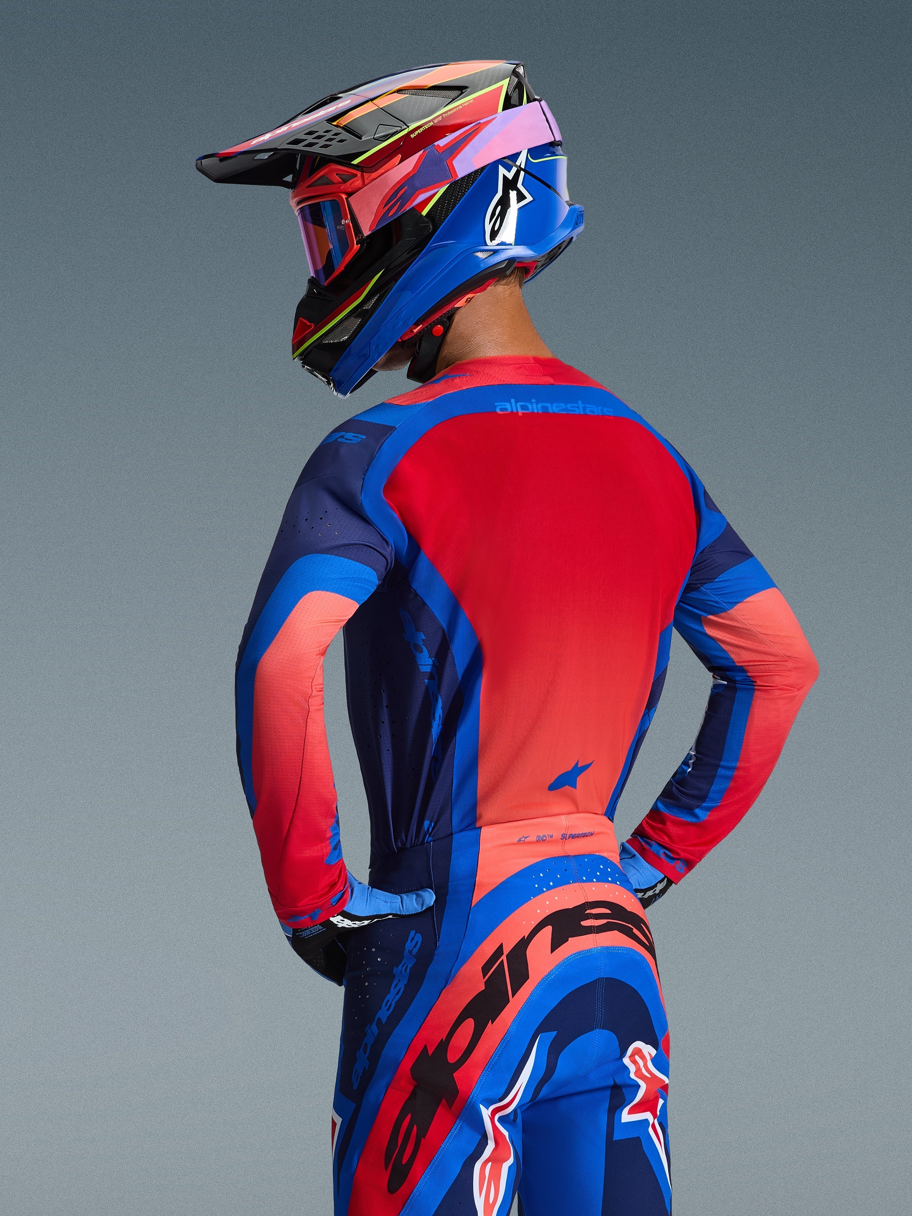 2026 Supertech Vista - Dark Navy MX Jersey | Alpinestars®