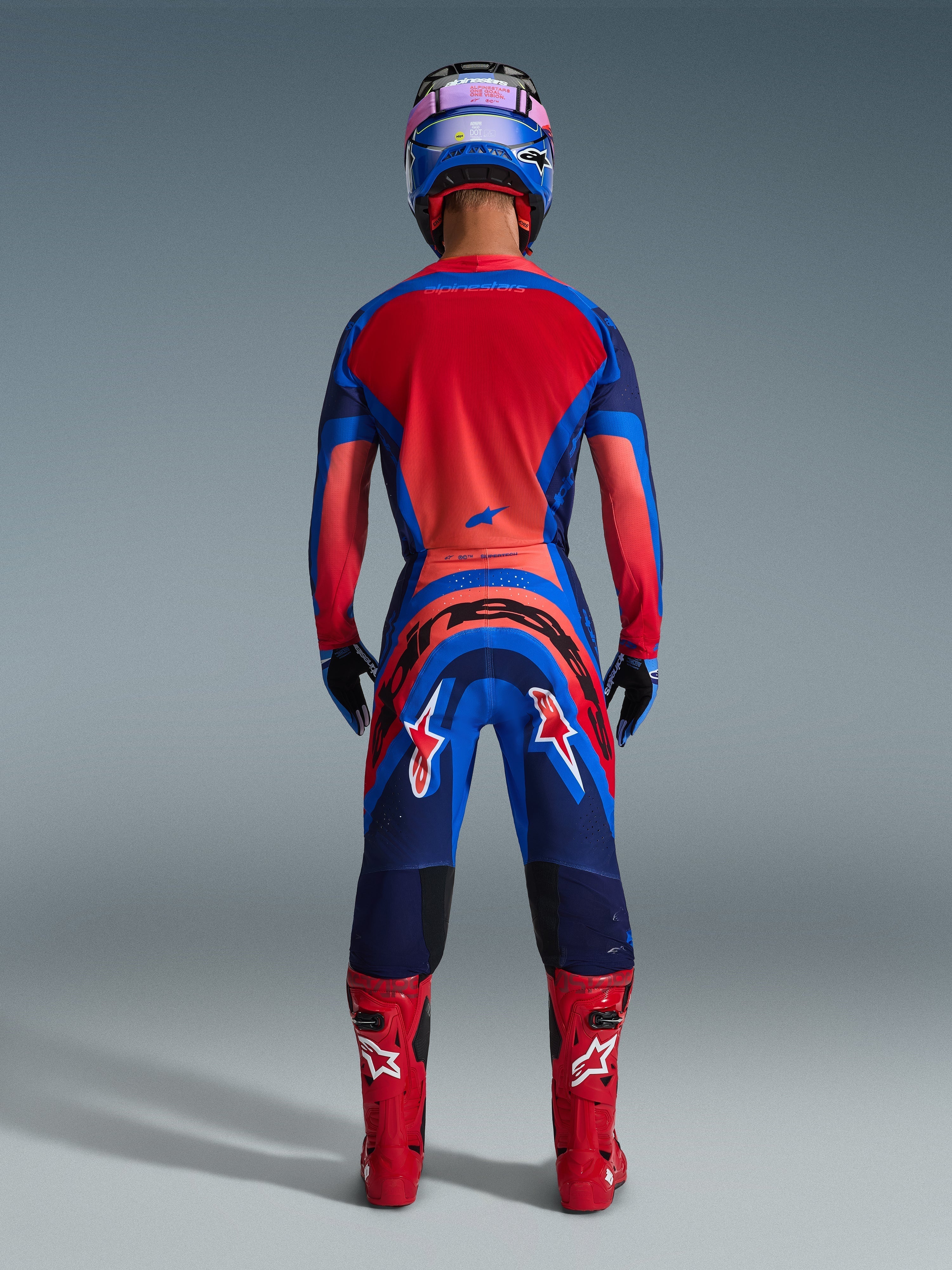 2026 Supertech Vista - Dark Navy MX Jersey | Alpinestars®