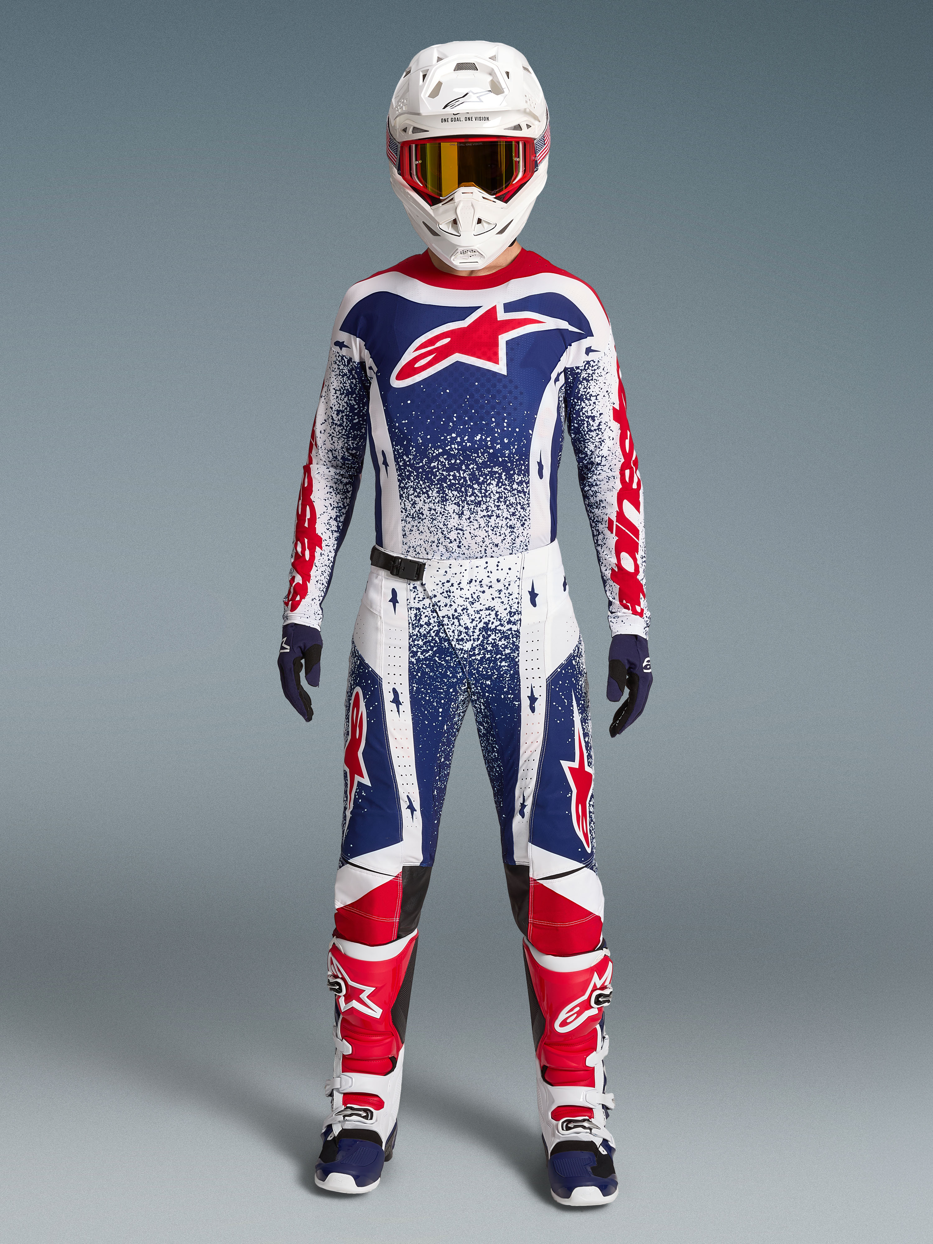 Techstar Unity - Red MX Jersey | Alpinestars®