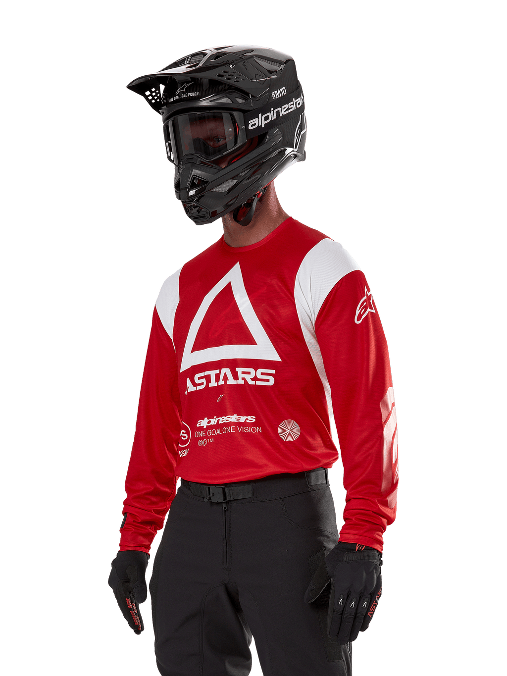 Techdura - Bright Red MX Jersey | Alpinestars®