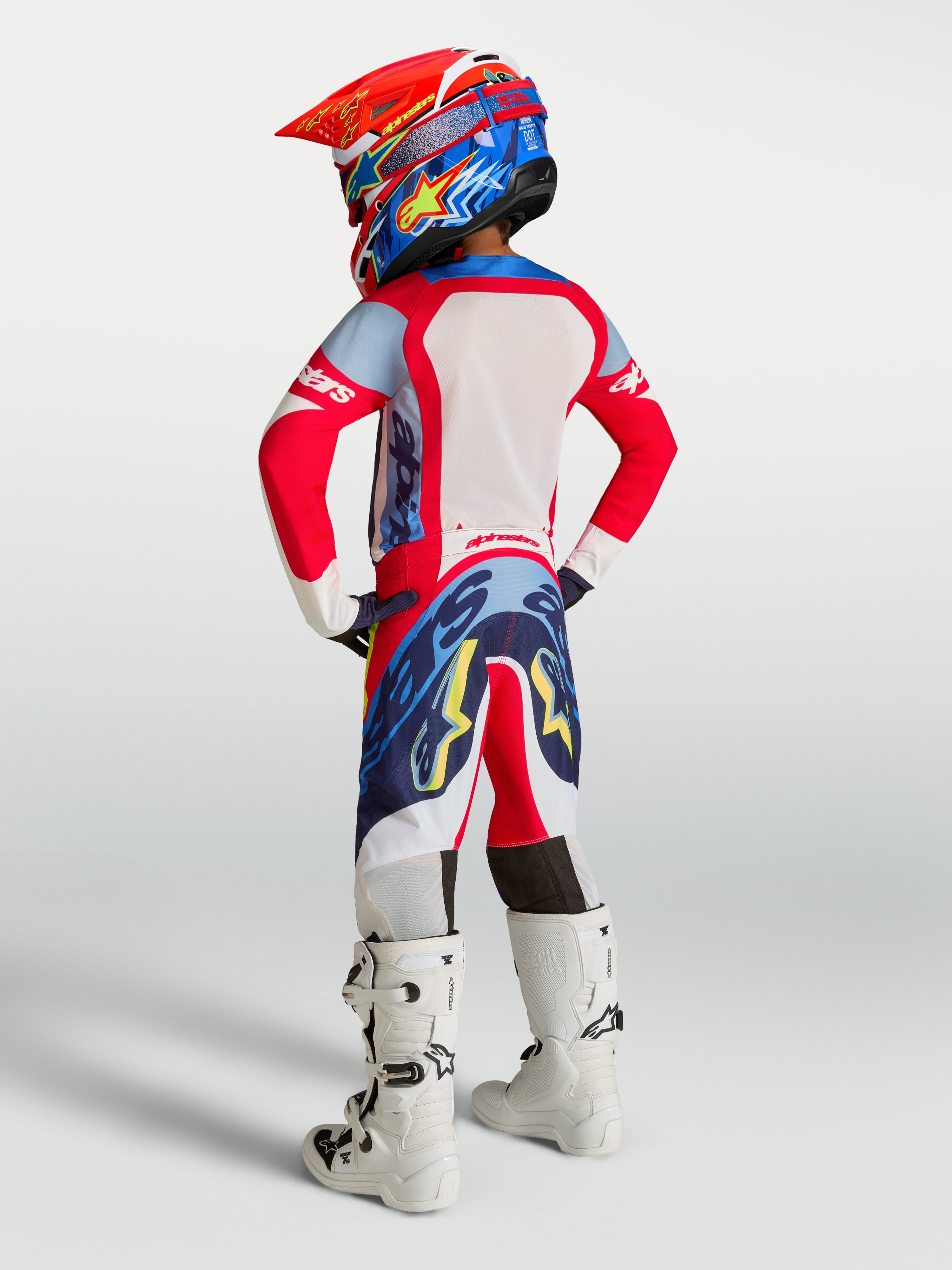 Youth 2027 Supertech Dyna - Red MX Jersey | Alpinestars®