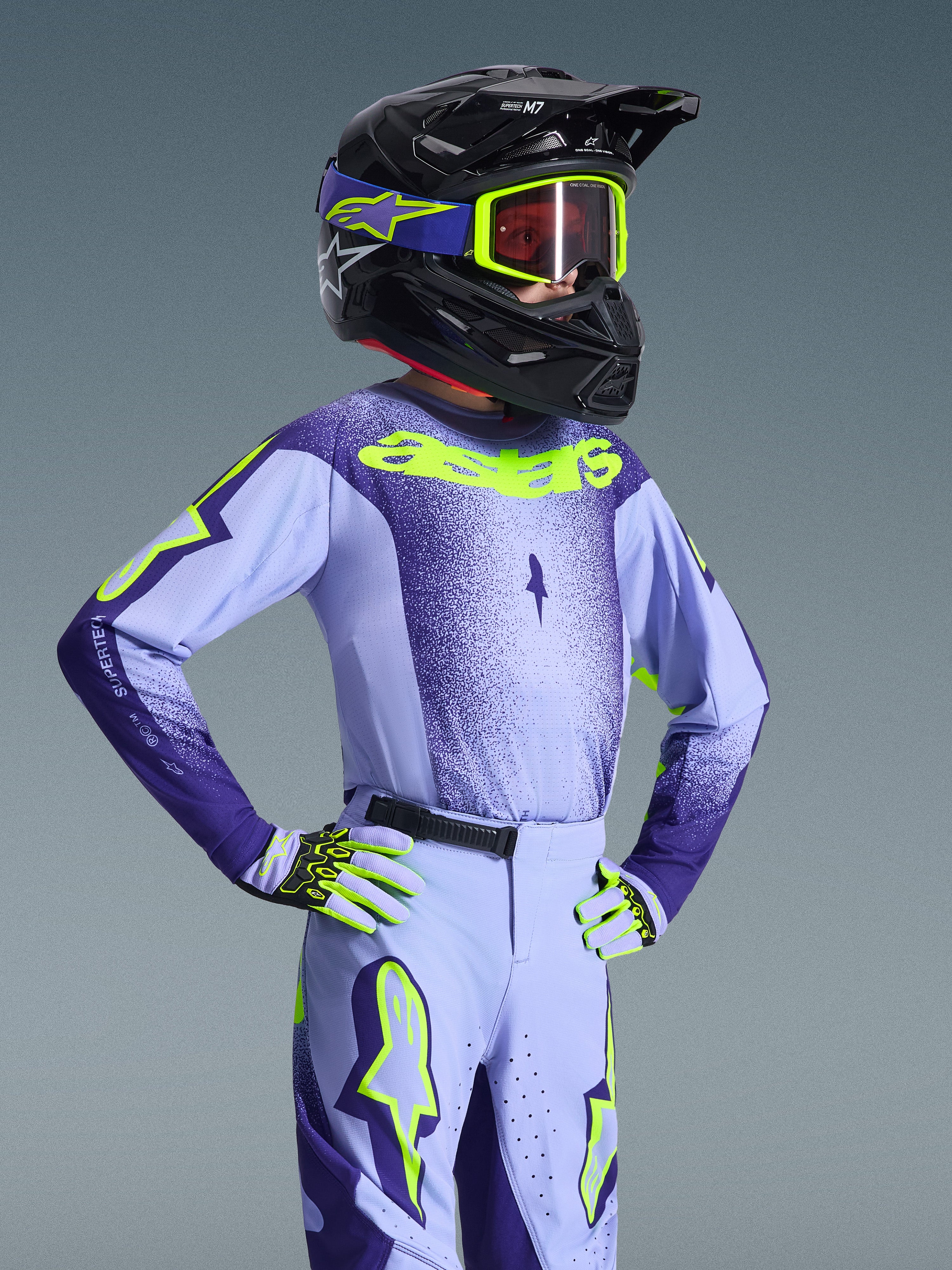 絶版‼️ PURPLE STARS purple fashion 2026 Stella Fluid Apex - MX Gear Set | Alpinestars®