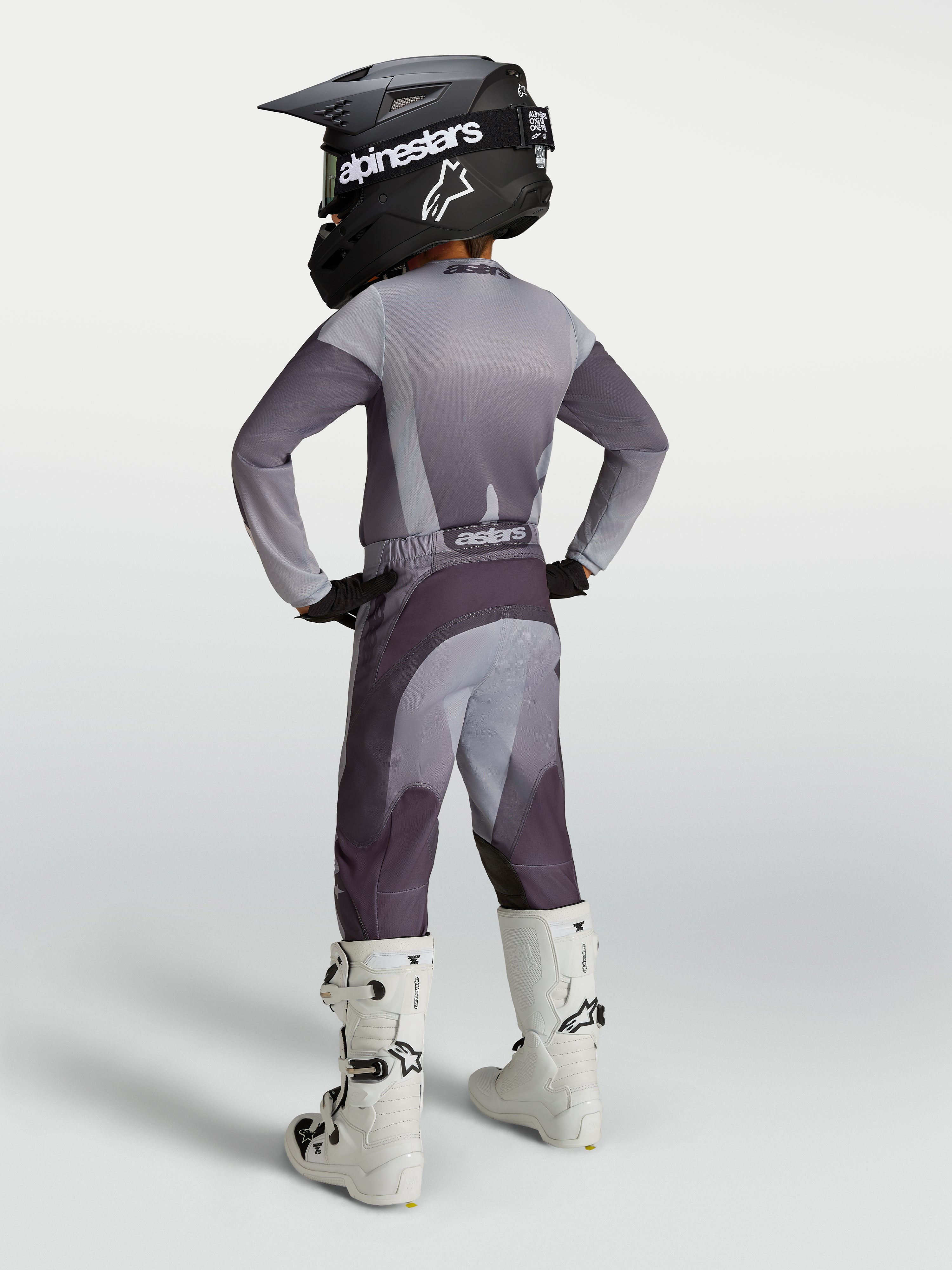 Youth Fluid Amber - Orange MX Gear Set | Alpinestars®