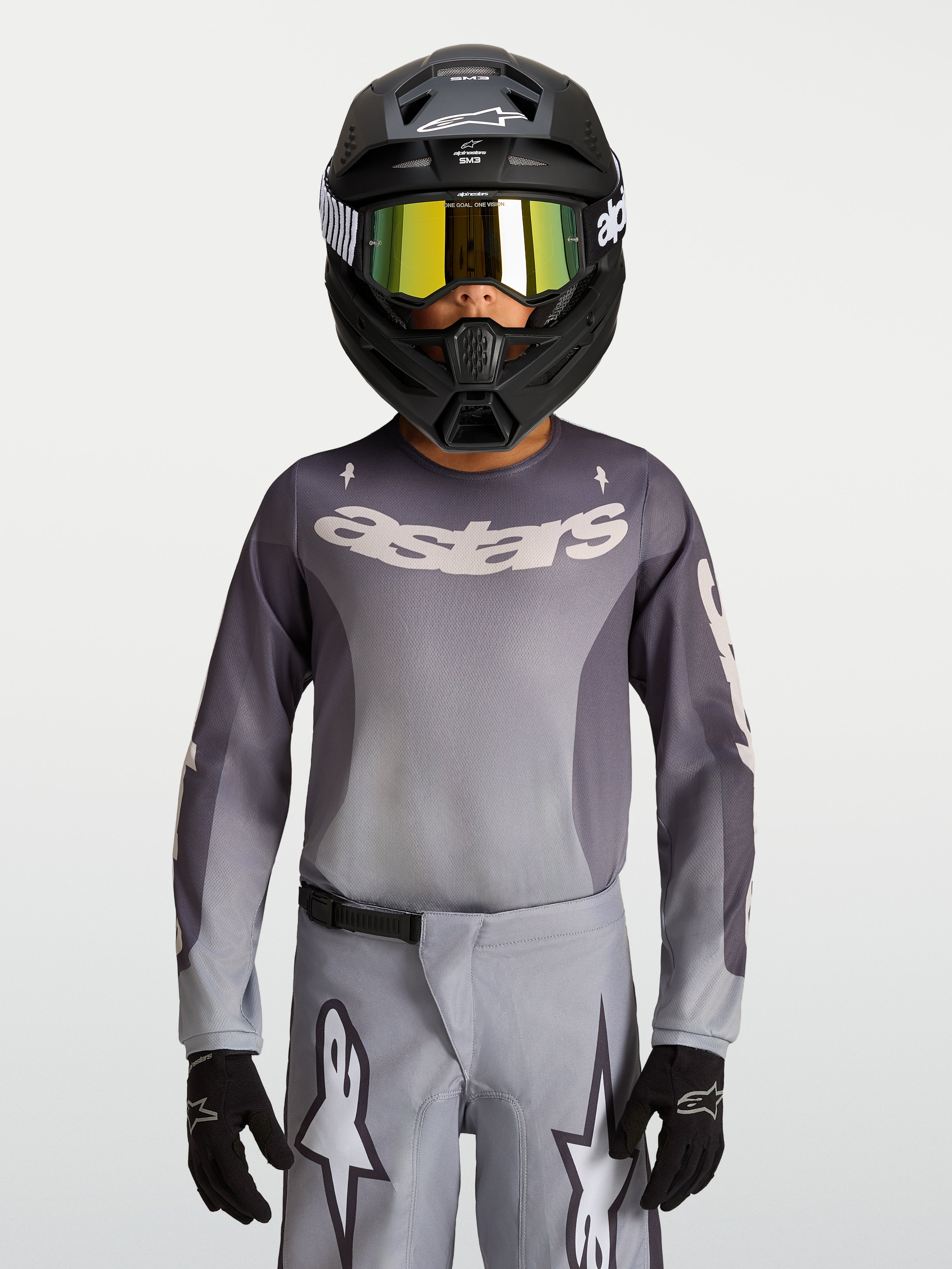 Youth Fluid Amber - Sand MX Jersey | Alpinestars®