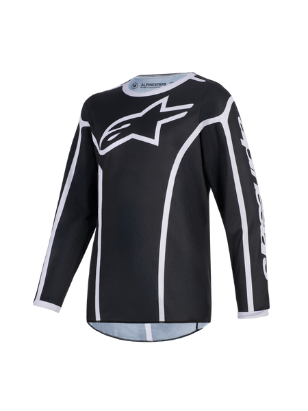 2026 Youth Fluid Apex - Black MX Jersey | Alpinestars®