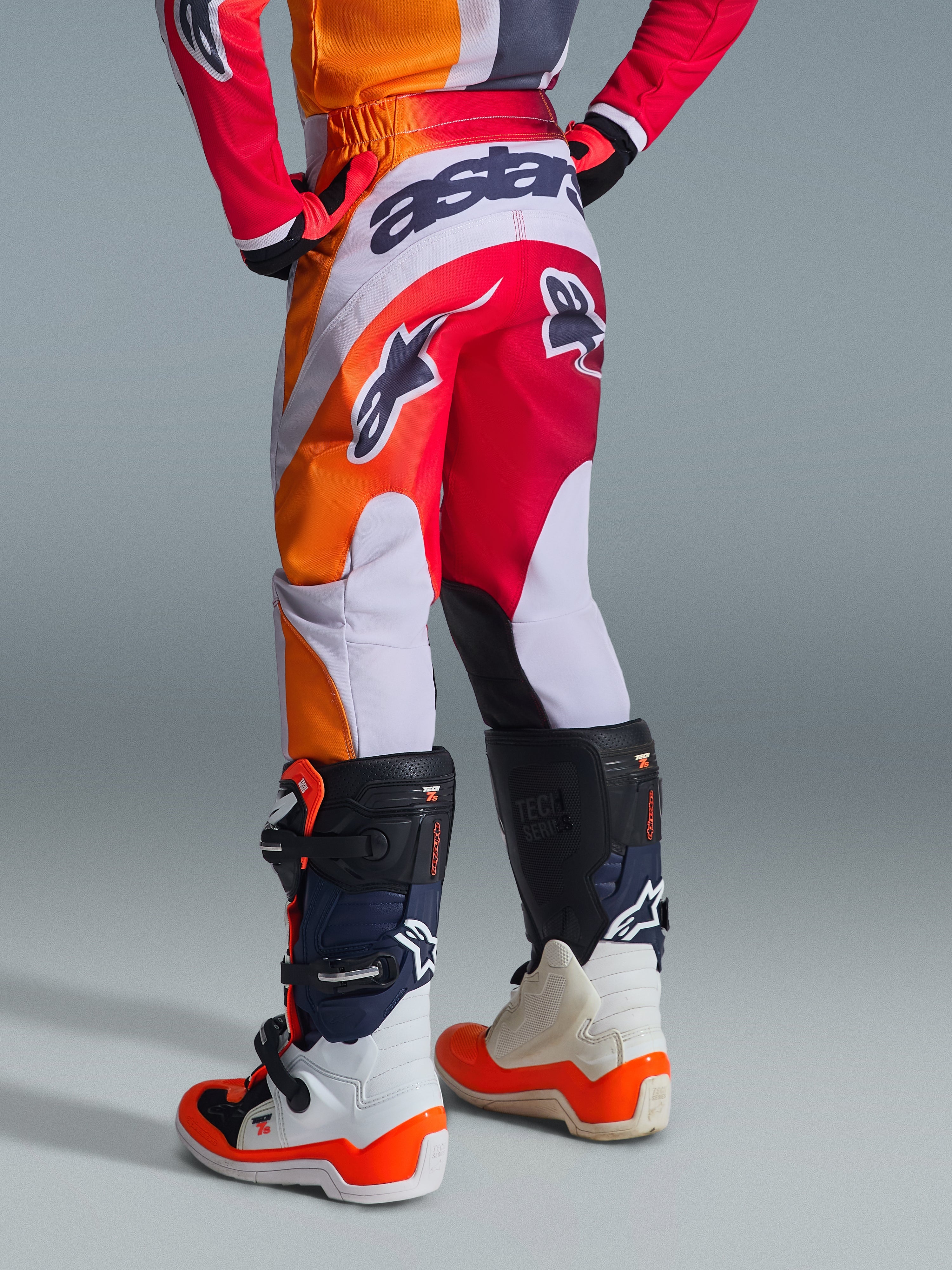 2026 Youth Fluid Portl - Red MX Pants | Alpinestars®