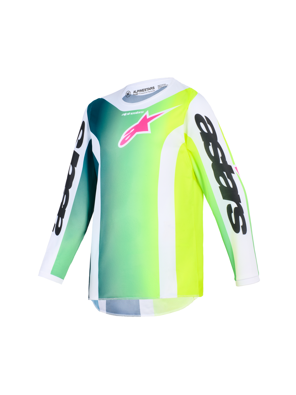2026 Youth Fluid Portl - Green MX Jersey | Alpinestars® 2026 Youth Fluid Portl - Green MX Jersey | Alpinestars®