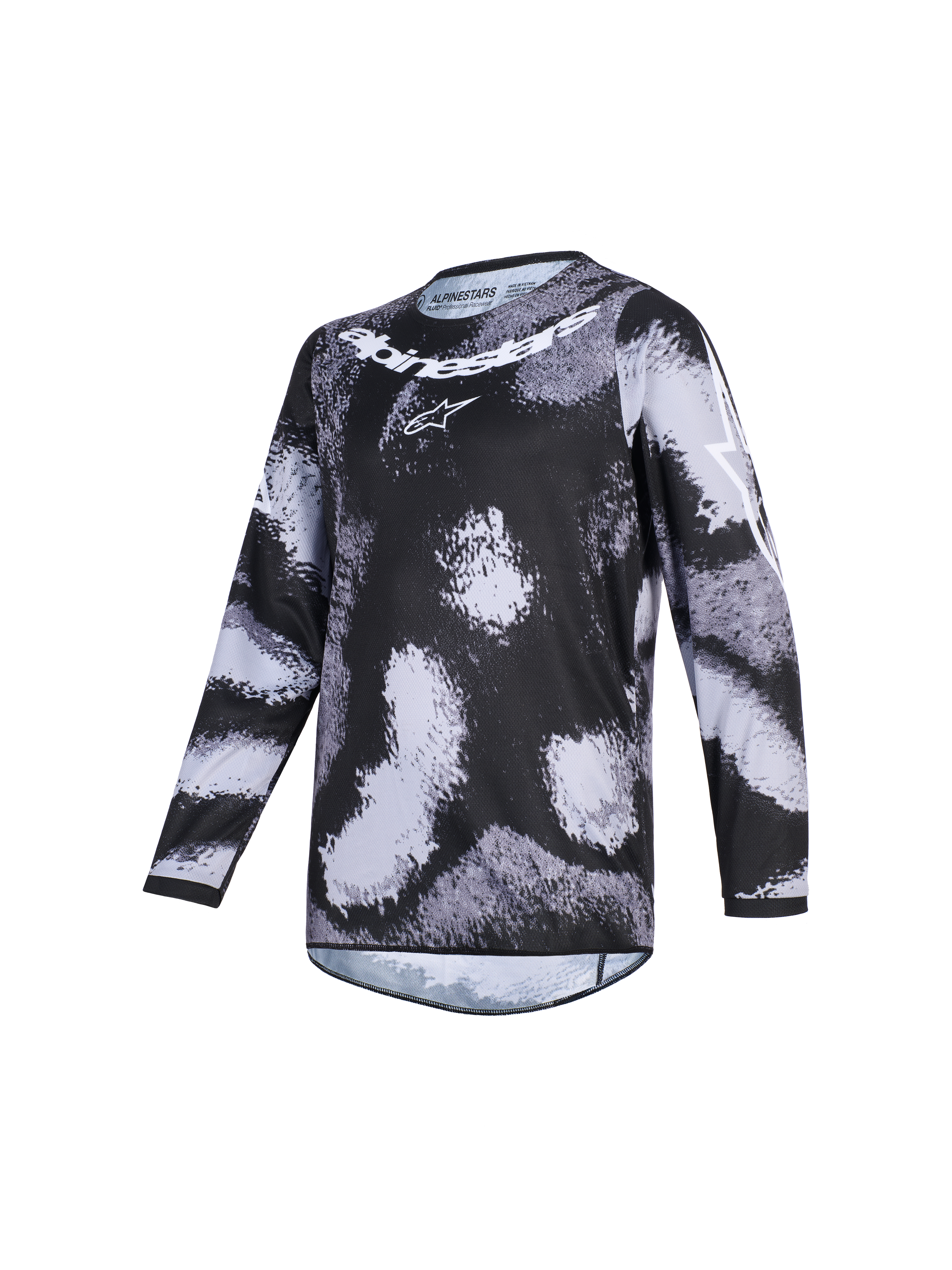 2026 Youth Fluid Lahnd - Black MX Jersey | Alpinestars®