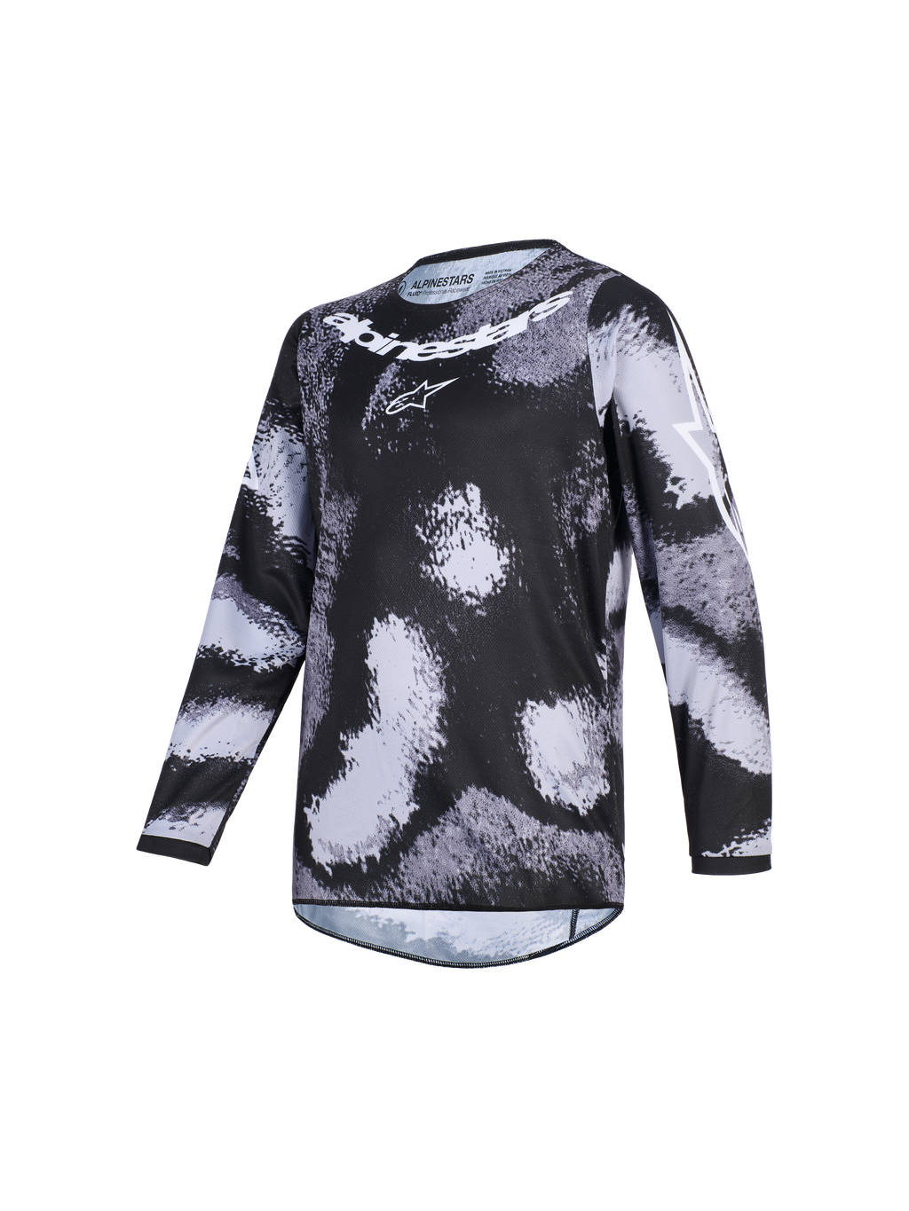 2026 Youth Fluid Lahnd - Black MX Jersey | Alpinestars®