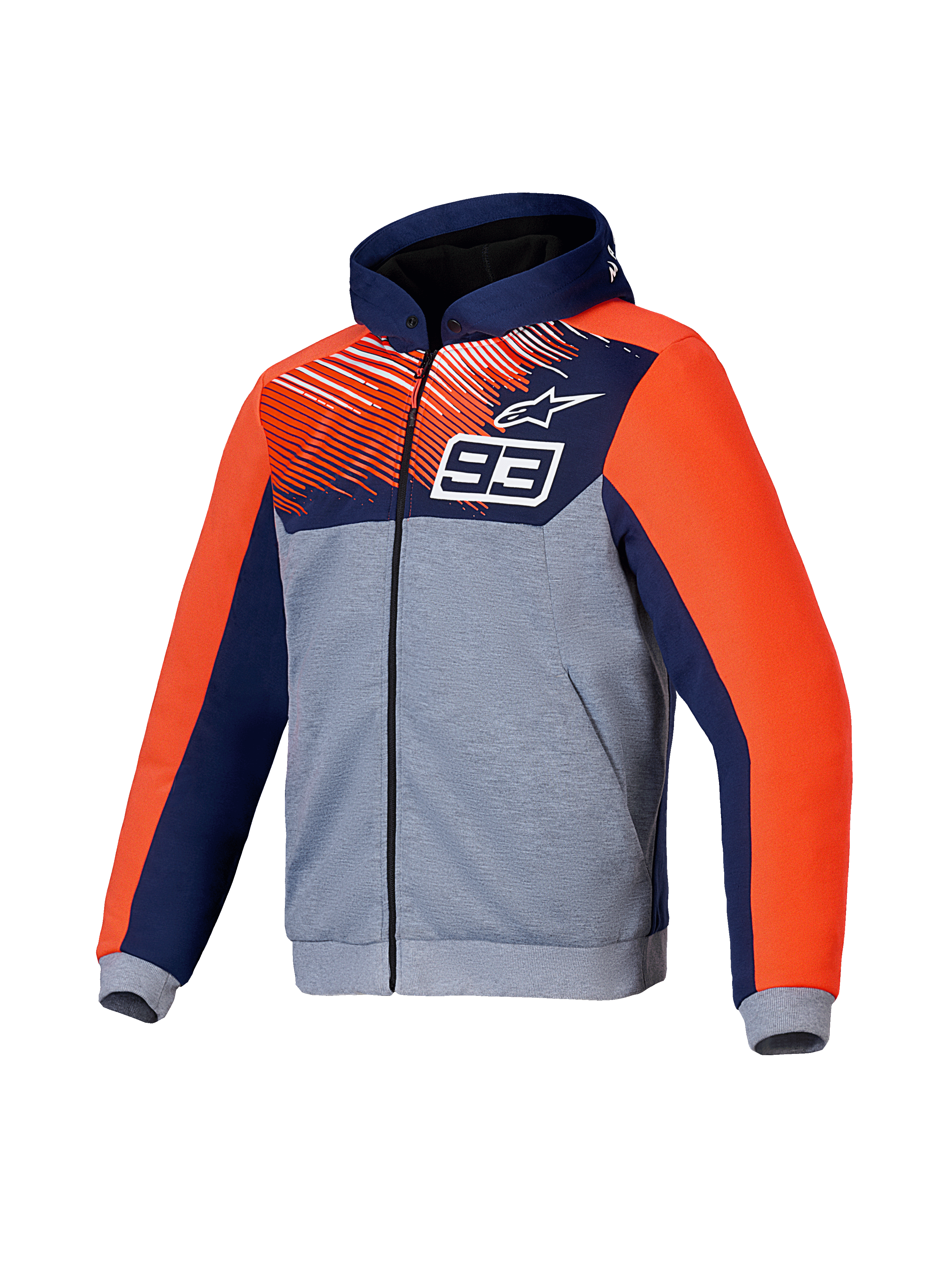 MM93 Chrome V2 Sport Hoodie | Lightweight Textile Motorcycle