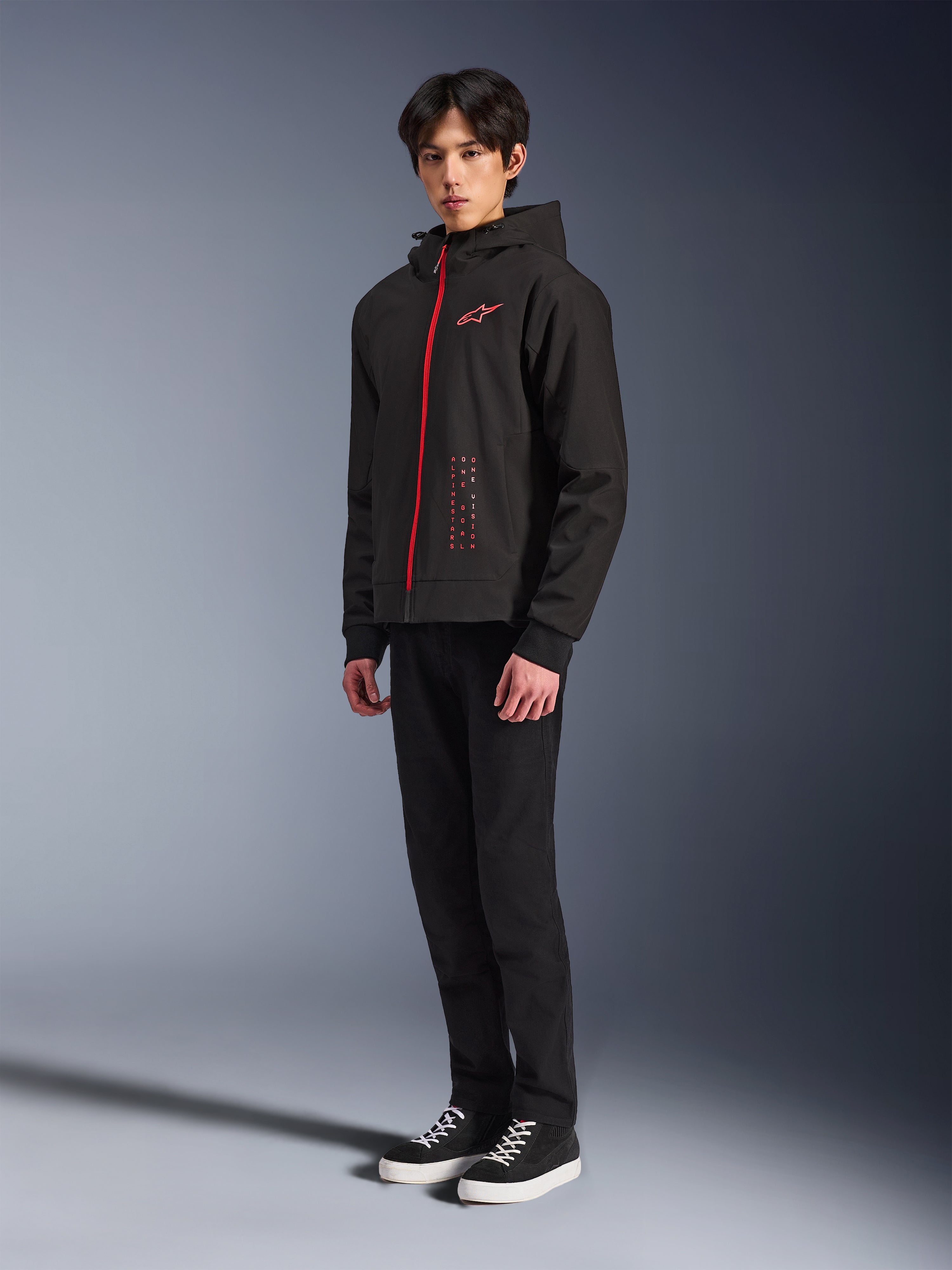 Radium Tech Hoodie - Red Motorcycle Jacket | Alpinestars®