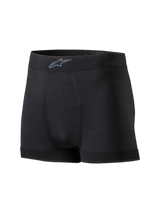 Alpinestars TECH ZX Boxer, Auto Racing Base Layer Underwear, Black, flame-resistant LENZING™ FR fabric, FIA 8856-2018 certified, thin and lightweight design for professional motorsport use