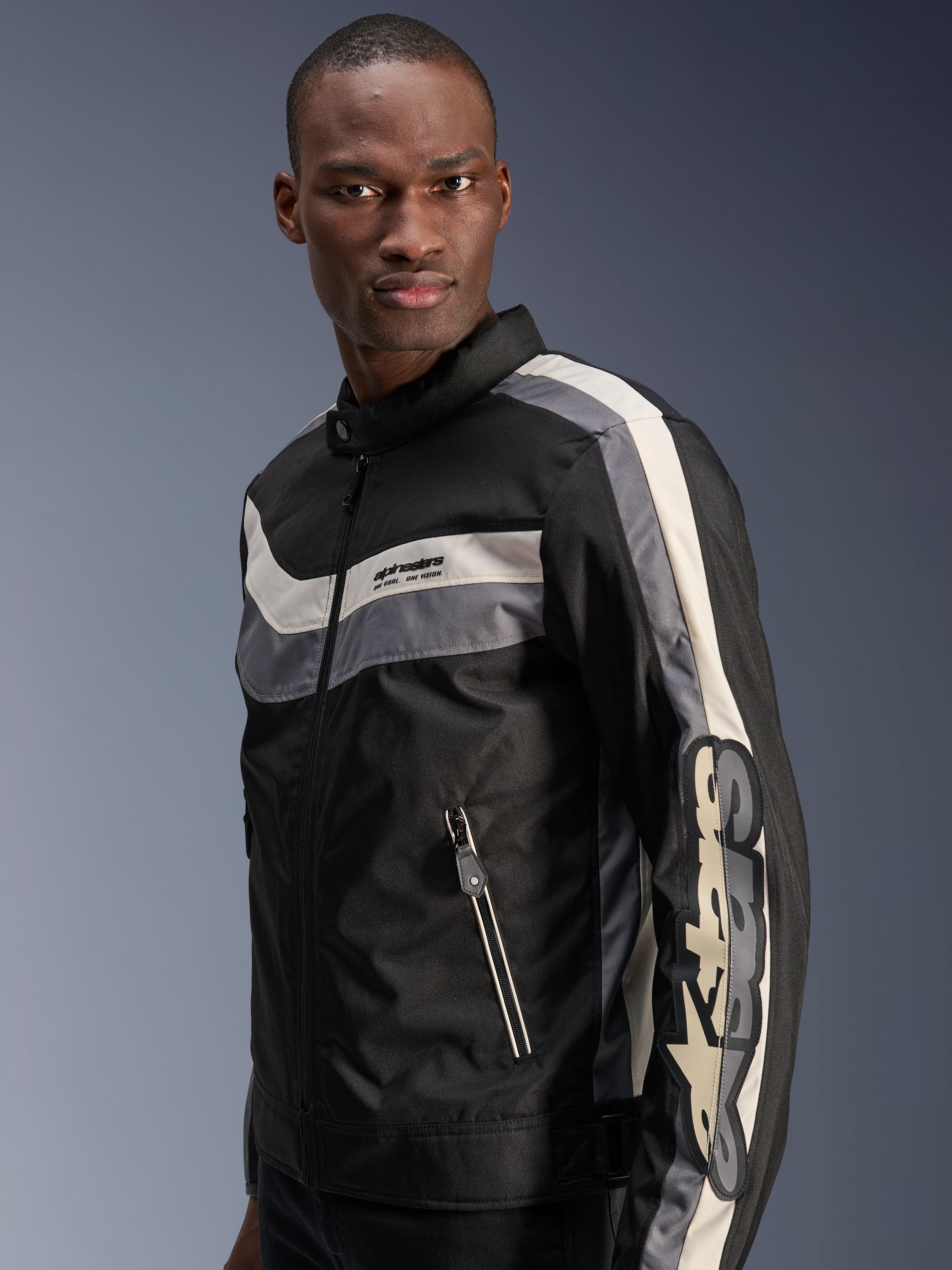 T-Dyno Water Resistant - Black Motorcycle Jacket | Alpinestars®
