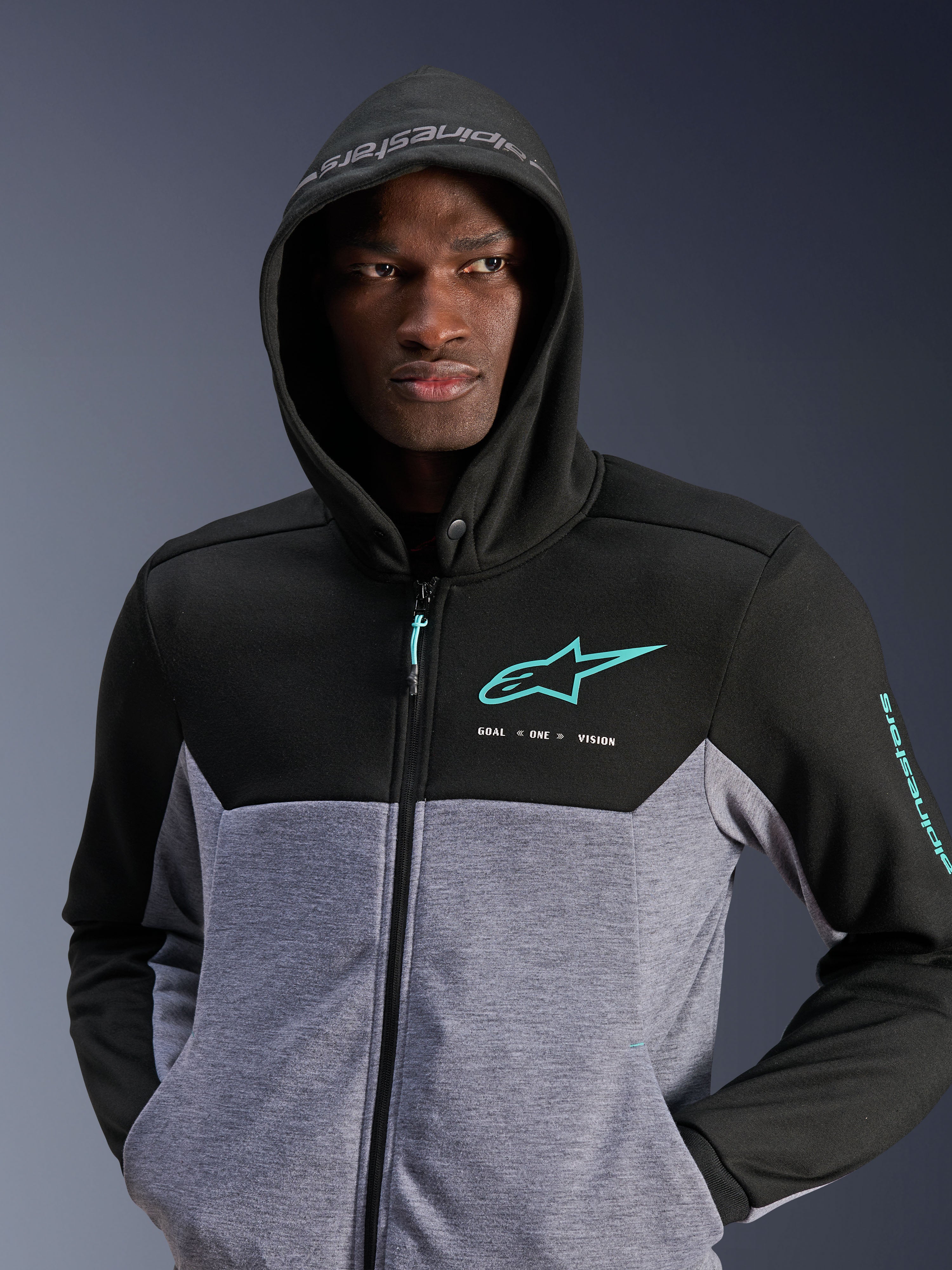 Chrome V2 Sport - Gray Motorcycle Jacket | Alpinestars®