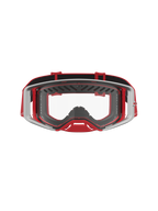 Alpinestars Supertech Dura Air Fluid Goggles, Red and Silver professional motocross goggles with clear polycarbonate lens.