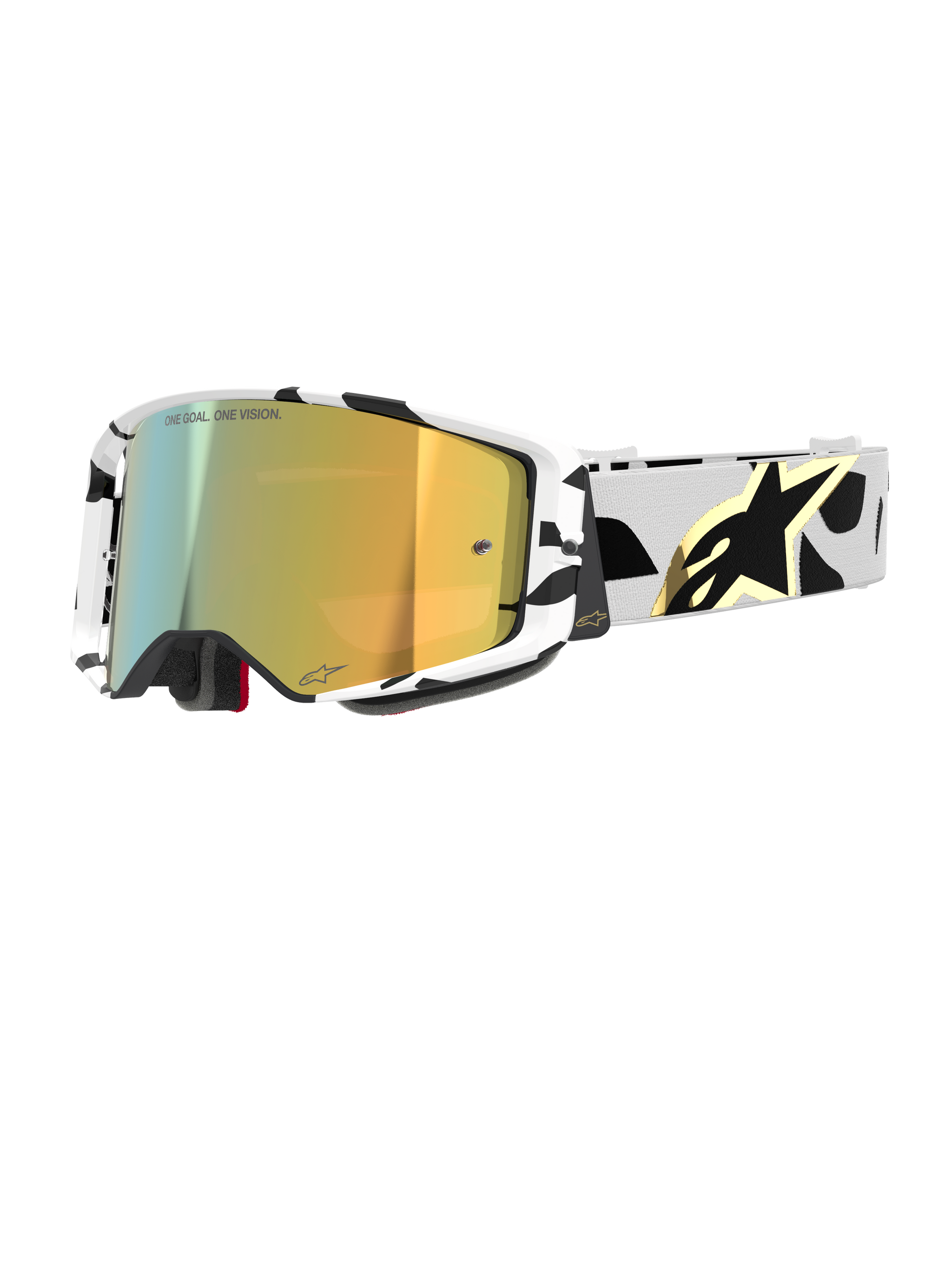 beer motocross goggles Supertech Corp Absolute Vision - White MX Goggles