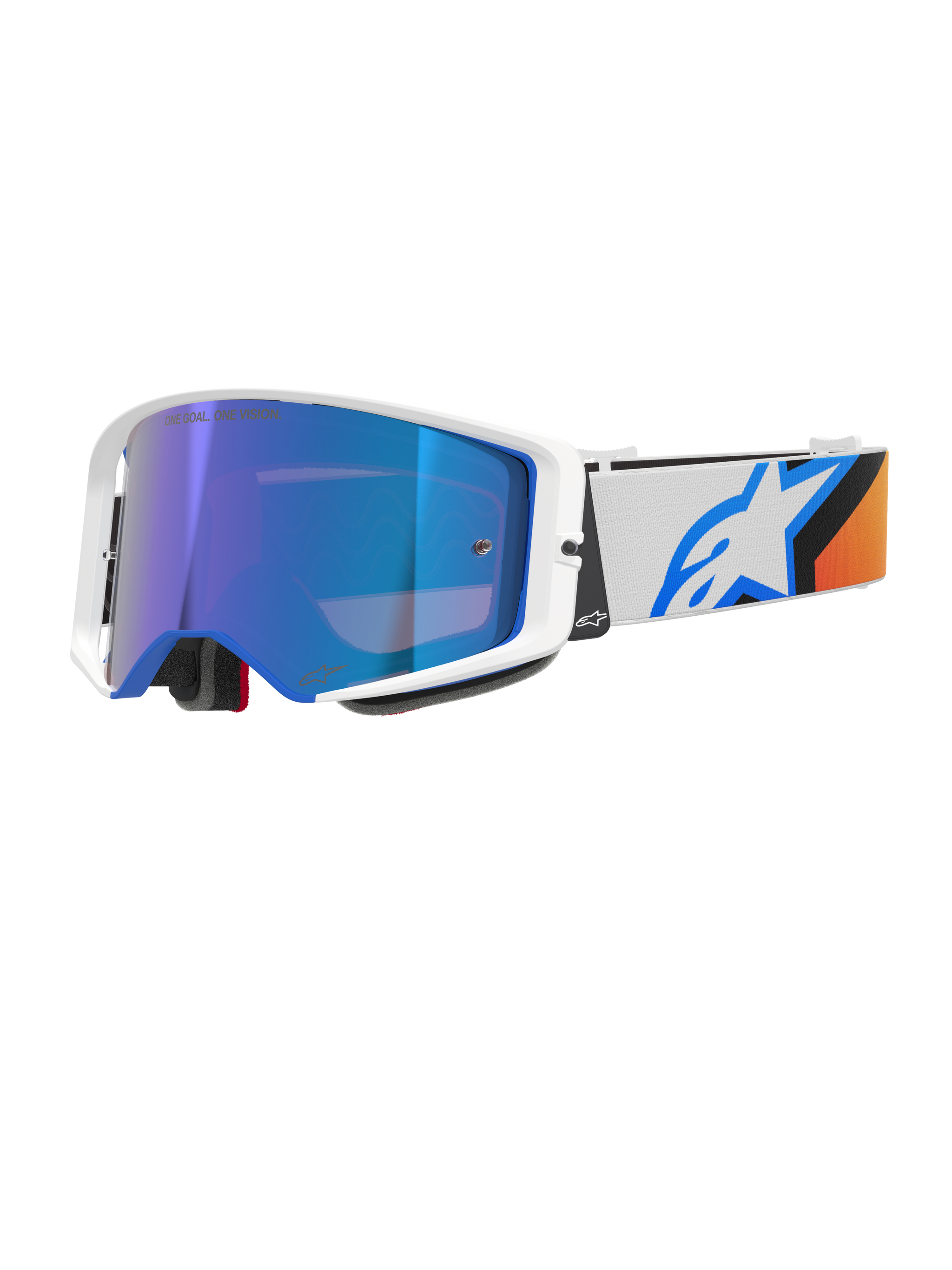 supermoto goggles Supertech Corp Absolute Vision - Blue MX Goggles