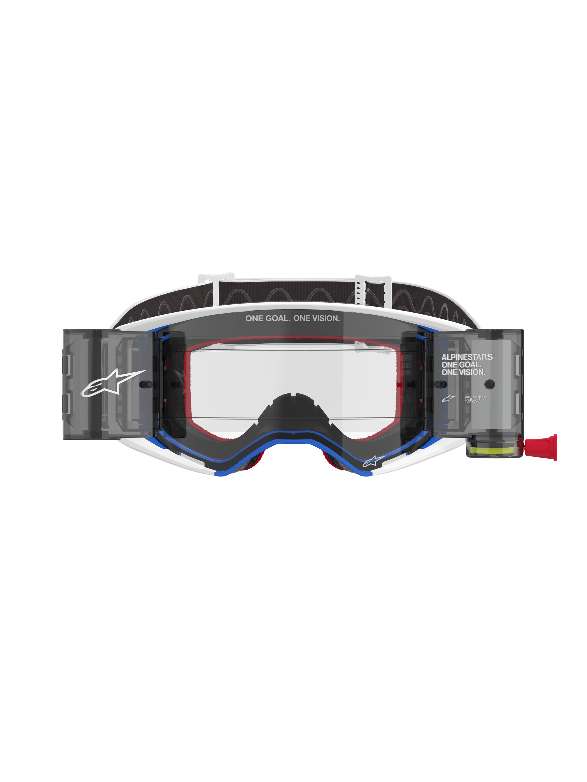 mx roll off goggles One Size / Blue Orange Clear Roll Off
