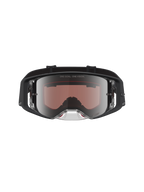 Alpinestars Supertech Cloak Goggles, Motocross Racing, Black and Mirror Silver, featuring high-grade polycarbonate lens.