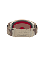Alpinestars Supertech Lone Goggles, sand and desert camo motocross goggles with a mirror gold lens and adjustable strap.