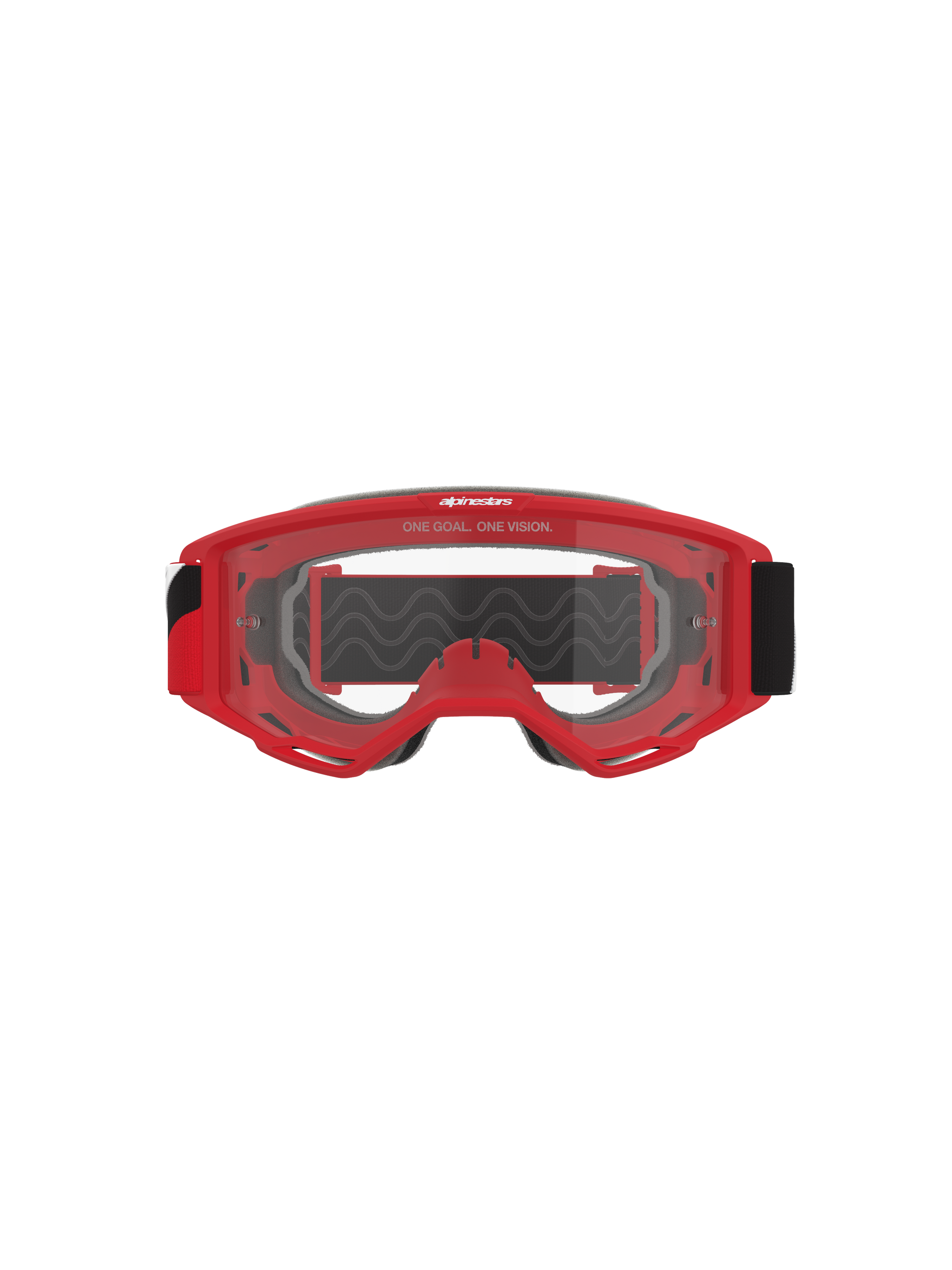 one eye goggle Vision OTG - Red MX Goggles