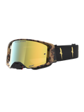 Alpinestars Limited Edition Supertech Zona Goggles, motocross goggles, black and brown mirror gold, featuring high-grade optics and mirror lens
