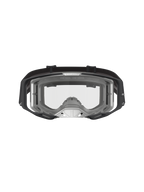 Alpinestars Vision 8 Amber Goggles, Motocross Goggles featuring a Black and Silver A-FLEX frame and clear high-impact lens.
