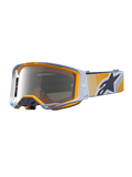 Alpinestars Vision 8 Maven Goggles, Motocross, Dust Blue and Orange, Mirror Silver anti-fog lens, RAM-AIR ventilation.