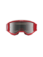 Alpinestars Vision 5 Hone Goggles, Red and White Motocross Goggles with Mirror Silver Lens and RAM-AIR Venting.