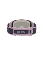 Alpinestars Vision 5 Rora Goggles, Motocross Goggles, Graystone and Pink, wide strap with ONE GOAL. ONE VISION. branding.