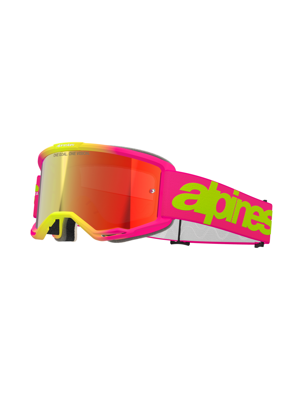 Vision 5 Wordmark - Pink MX Goggles | Alpinestars®