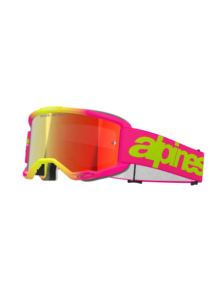 Vision 5 Wordmark - Pink MX Goggles | Alpinestars®