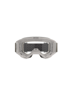 Alpinestars Vision 5 Hollow Goggles, Motocross Goggles, Wind Clear, white translucent frame with a clear anti-fog lens, wide gray adjustable strap with silicone traction, professional off-road riding gear