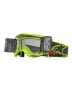 Alpinestars Vision 5 Rora Roll Off Motocross Goggles, Yellow Fluo and Black, clear lens with integrated film system.