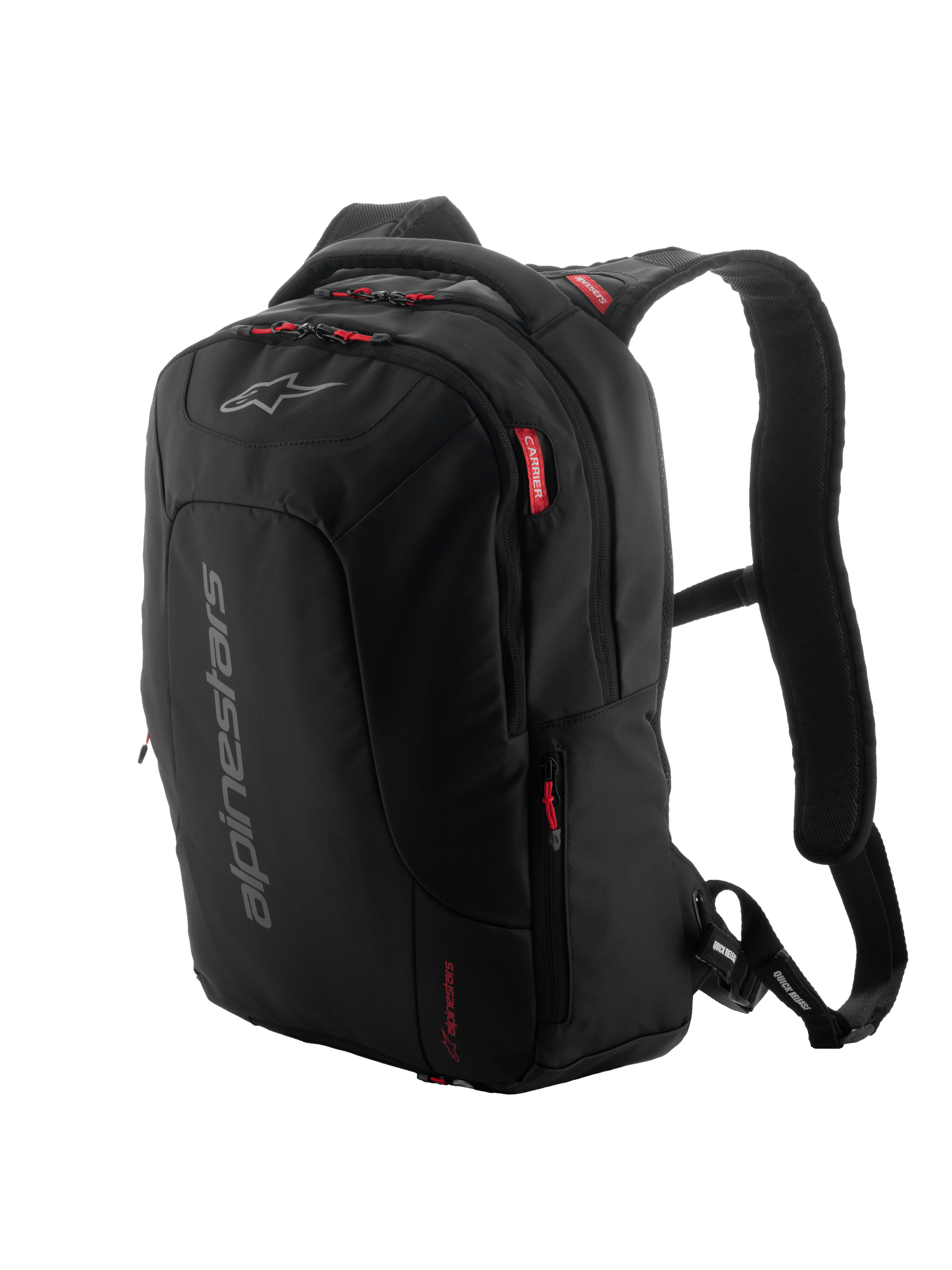 best motorcycle backpack padded laptop City Hunter V2 - Black Motorcycle Backpack