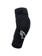 Alpinestars Bionic Plasma Youth Knee Protector, Black, Motocross Protection Gear, White Alpinestars Logo and Plasma Branding, 3D Mesh Chassis, Adjustable Top Strap, Ergonomic Contoured Design