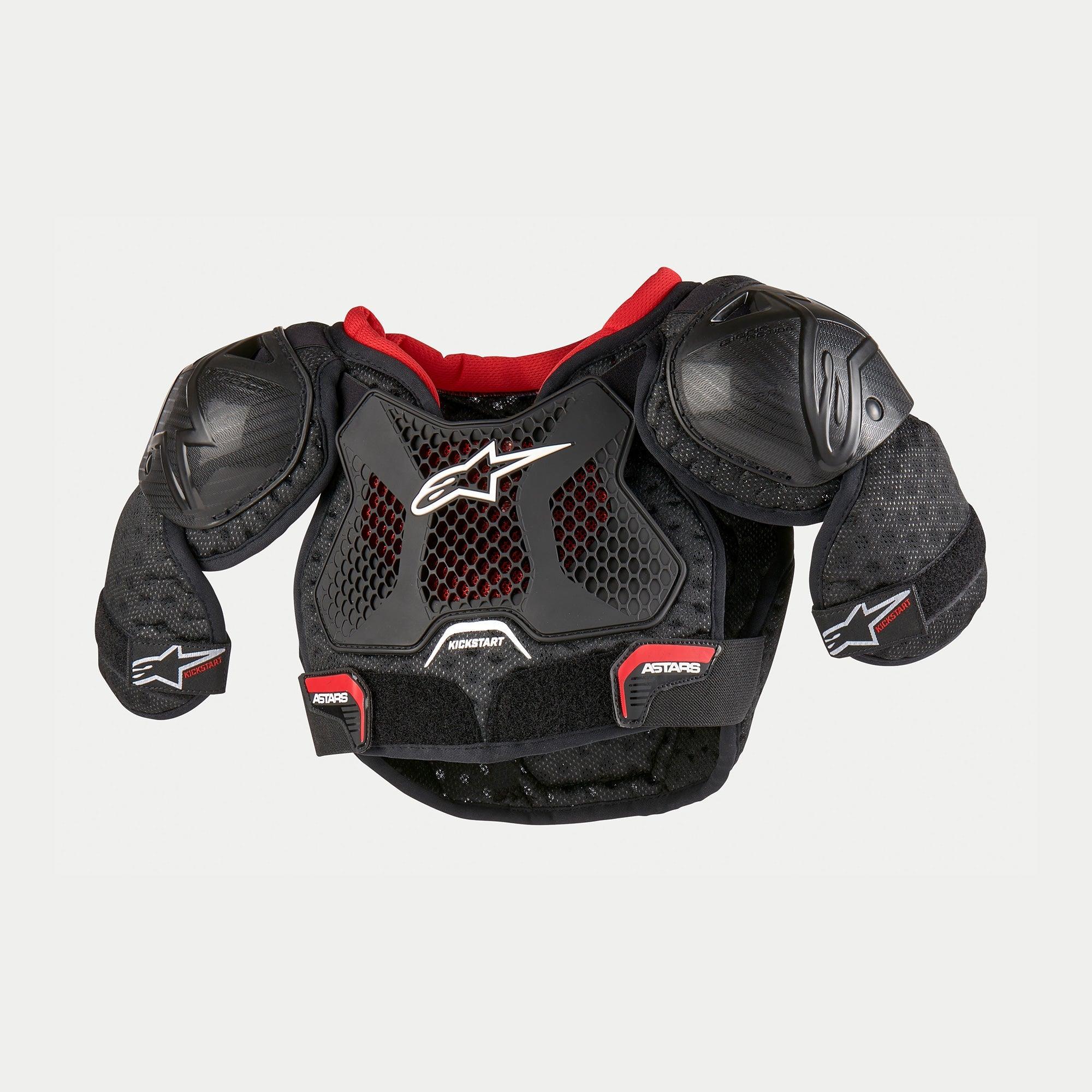 Youth Bionic Action Kickstart - Black Motorcycle Chest Protector
