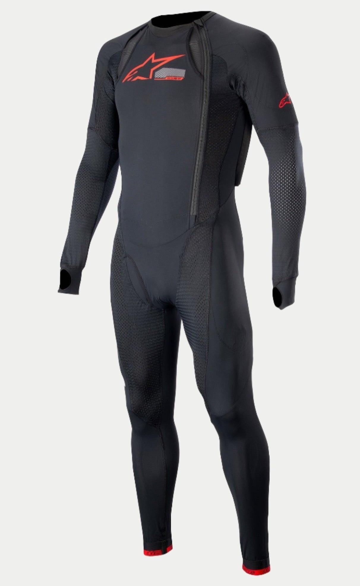 バイクウェア・装備 Alpinestars TECH10 US8 Tech-Air® 10 Race System Long - Black Motorcycle Base Layer