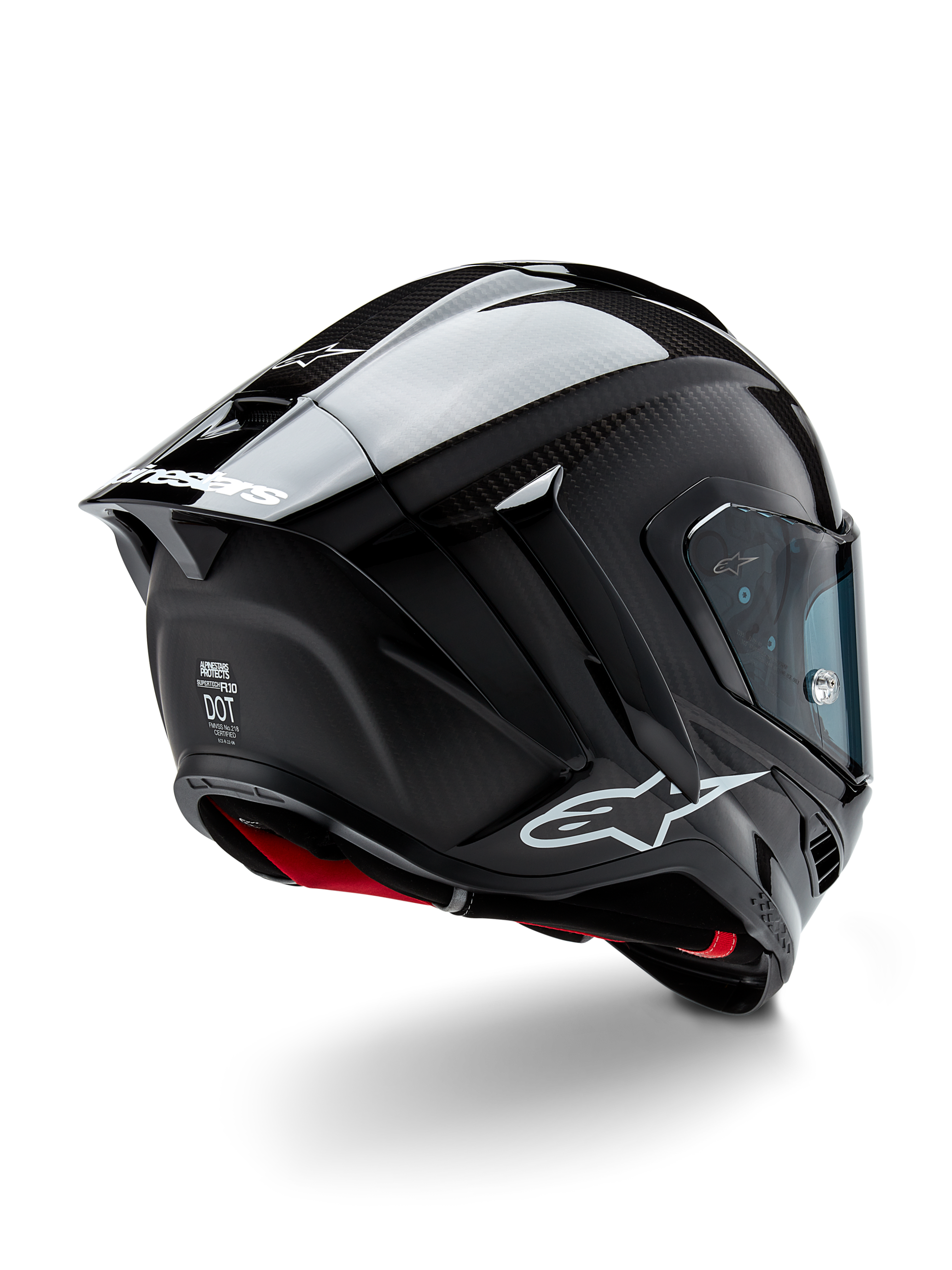 decibel rating of motorcycle helmet ILM Full Face Model Z501 Armor Red / Medium Constructed from Polycarbonate Supertech R10 Solid - Black