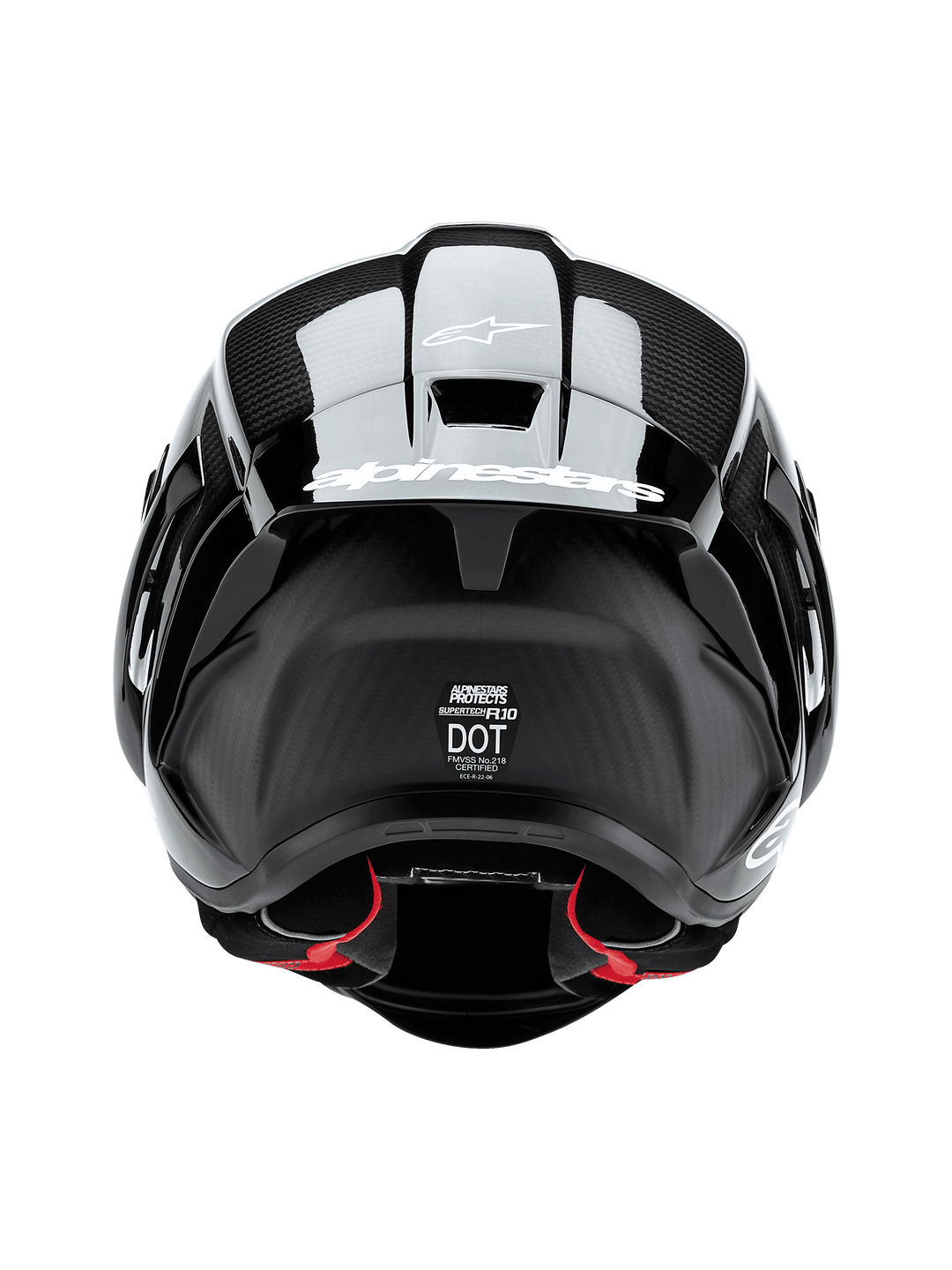 Supertech R10 Solid Helmet - BLACK RACING/SPORT Helmets | Alpinestars