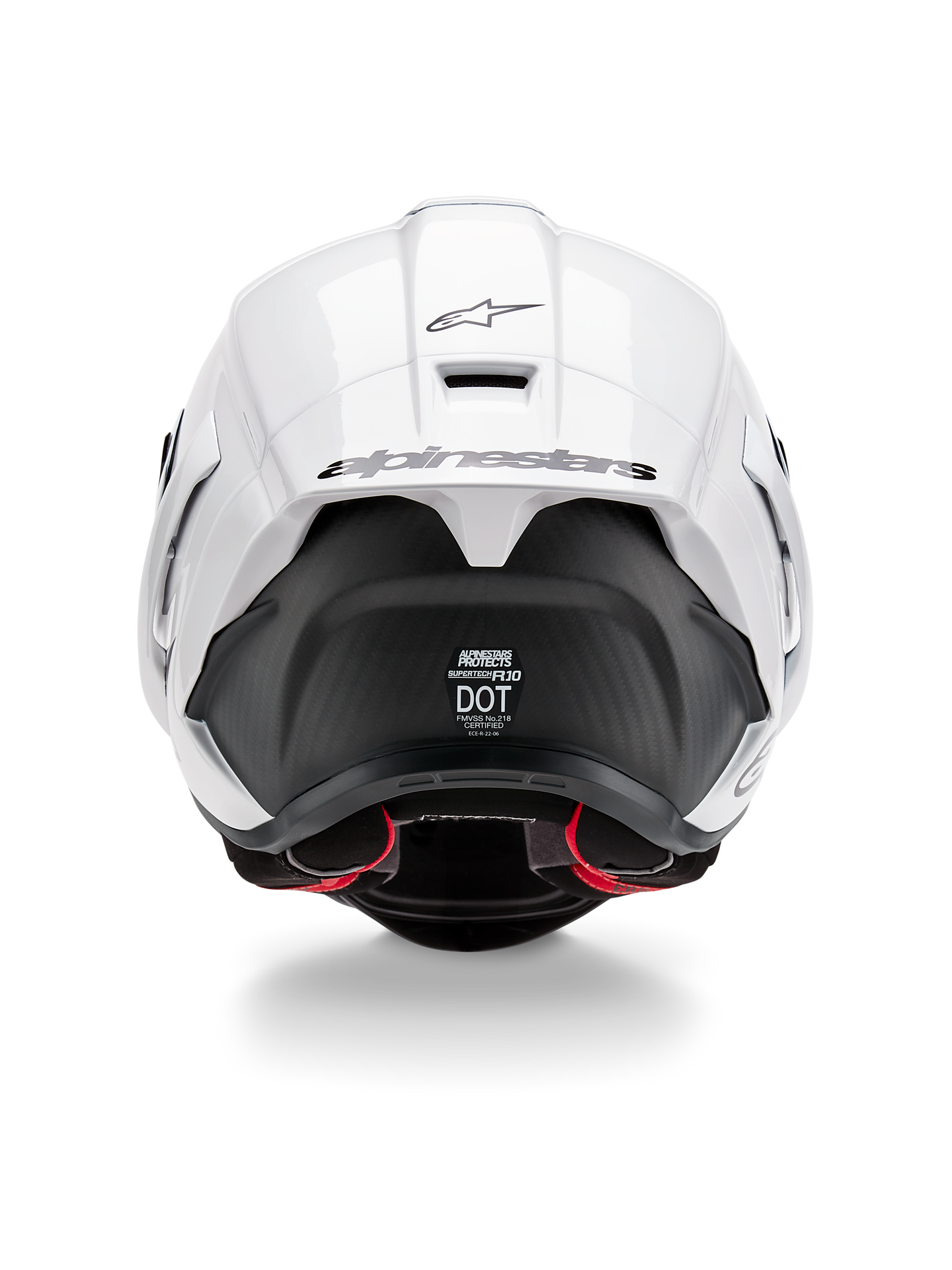 Supertech R10 Solid Helmet - WHITE RACING/SPORT Helmets | Alpinestars