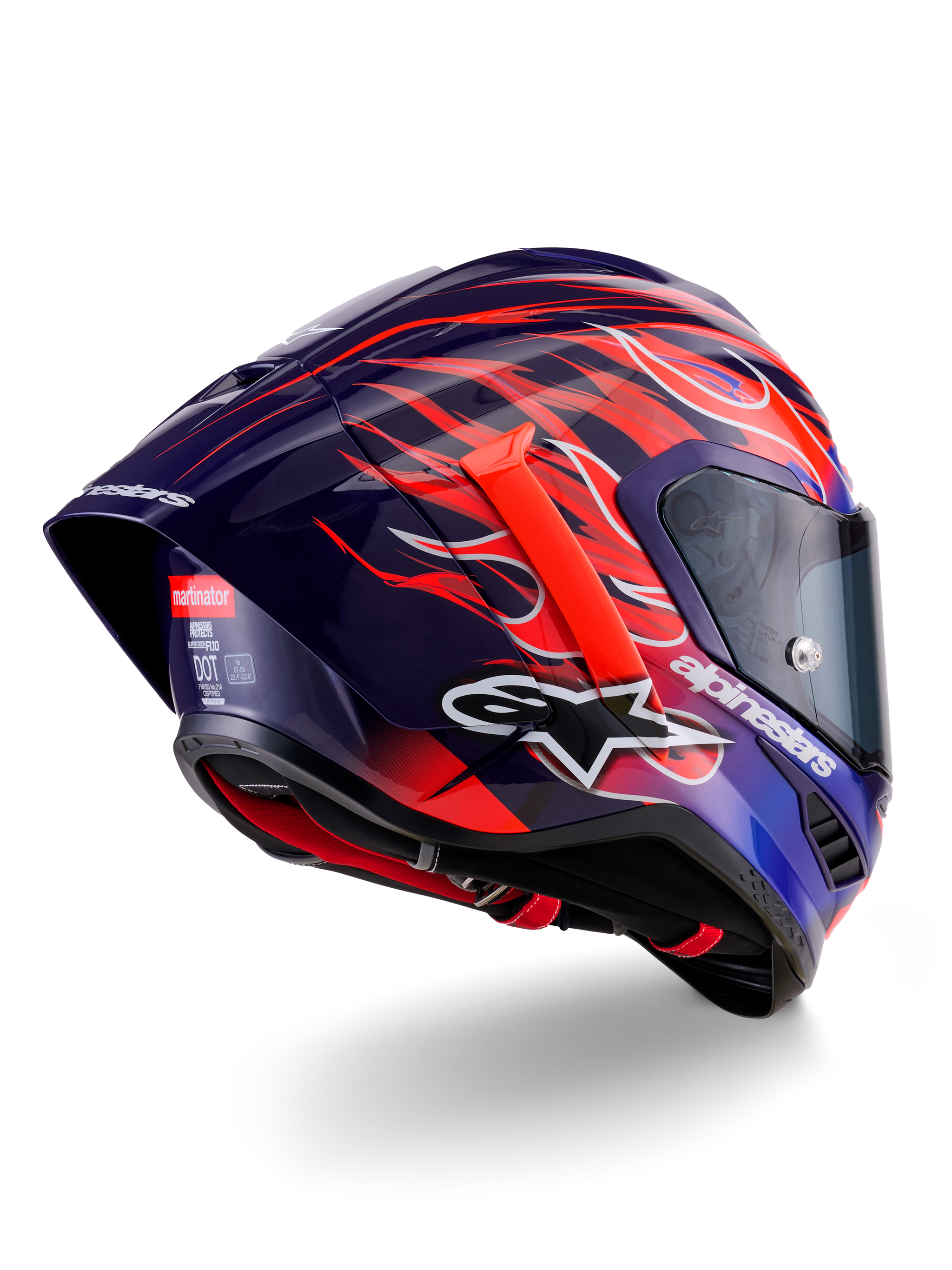 dark purple motorcycle helmet Supertech R10 LE Flyte - Purple Motorcycle Helmet