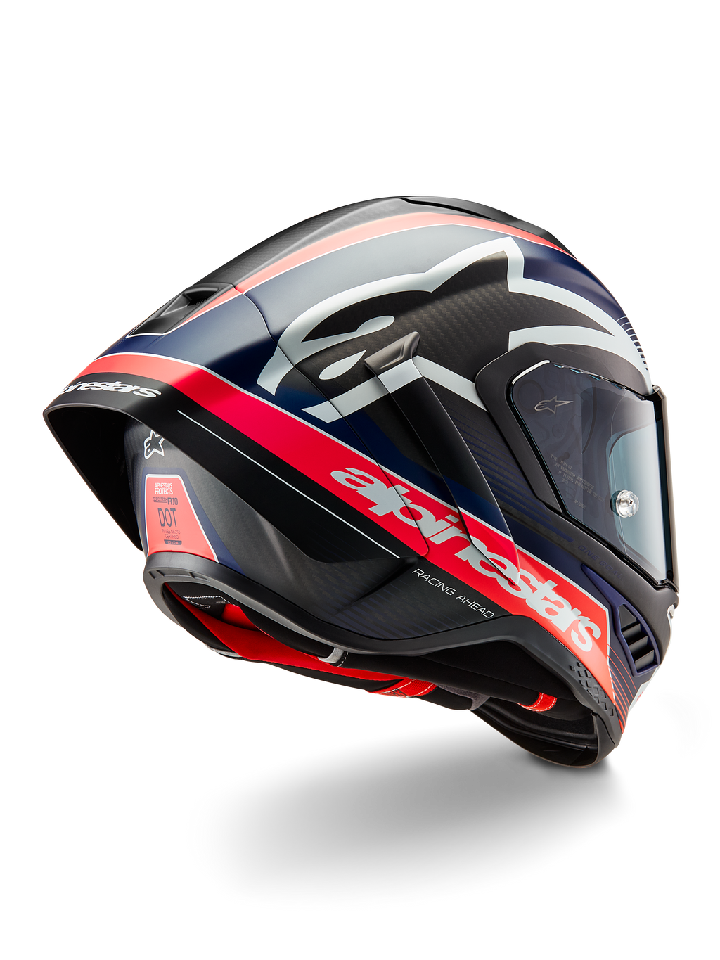 XS / Black Carb Red Fluo D Blu Matt