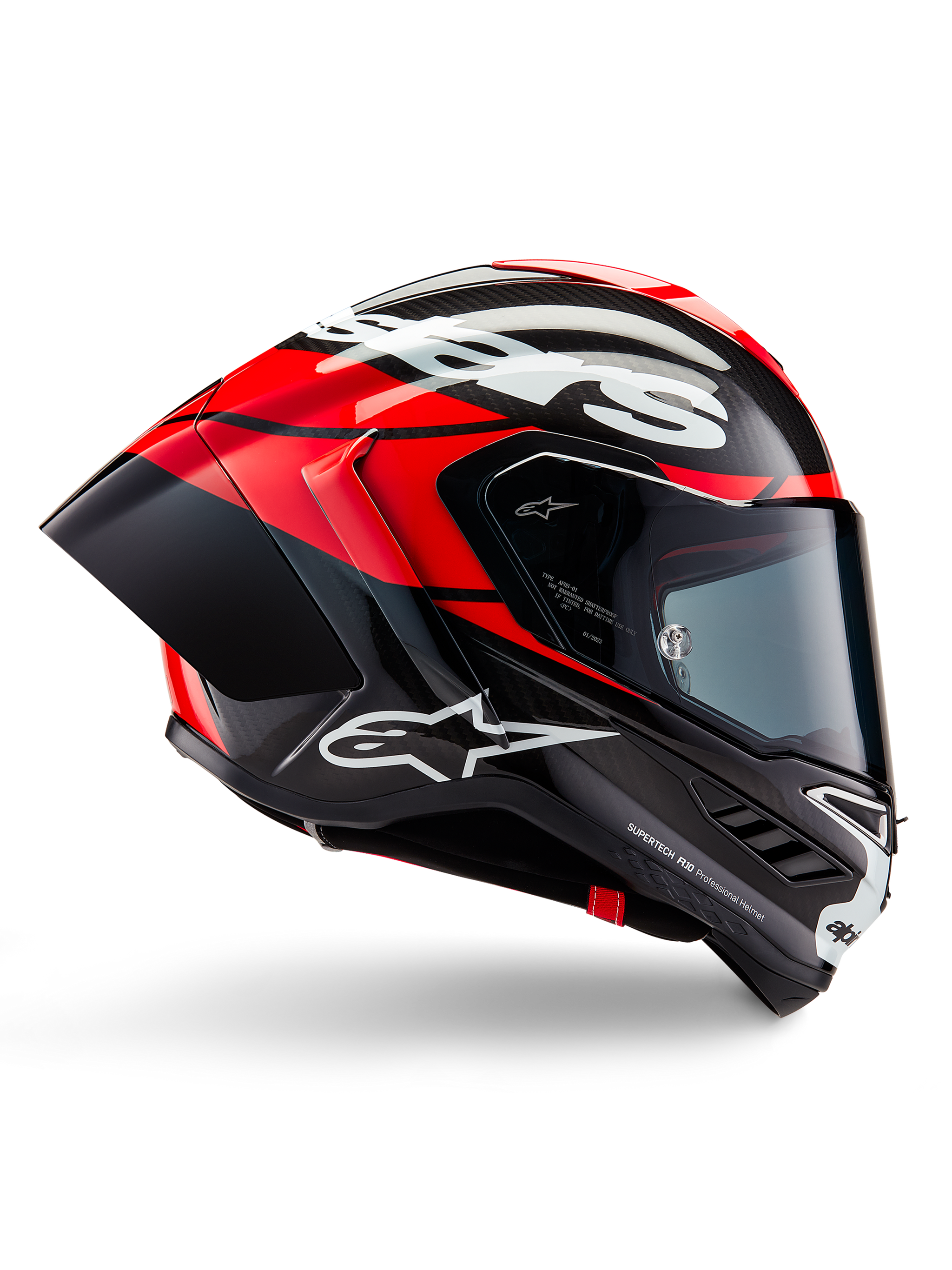 XS / Black Carb Bright Red White Gl XS / Black Carb Bright Red White Gl